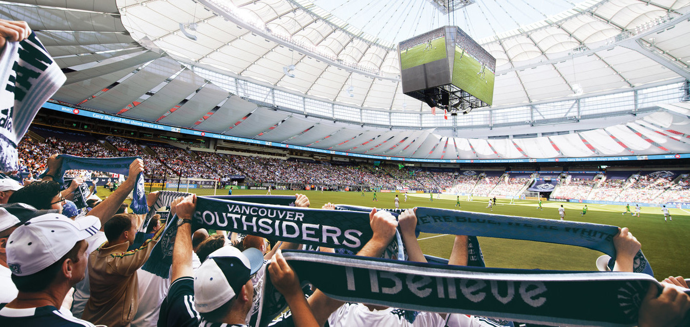 BC Place soccer fans