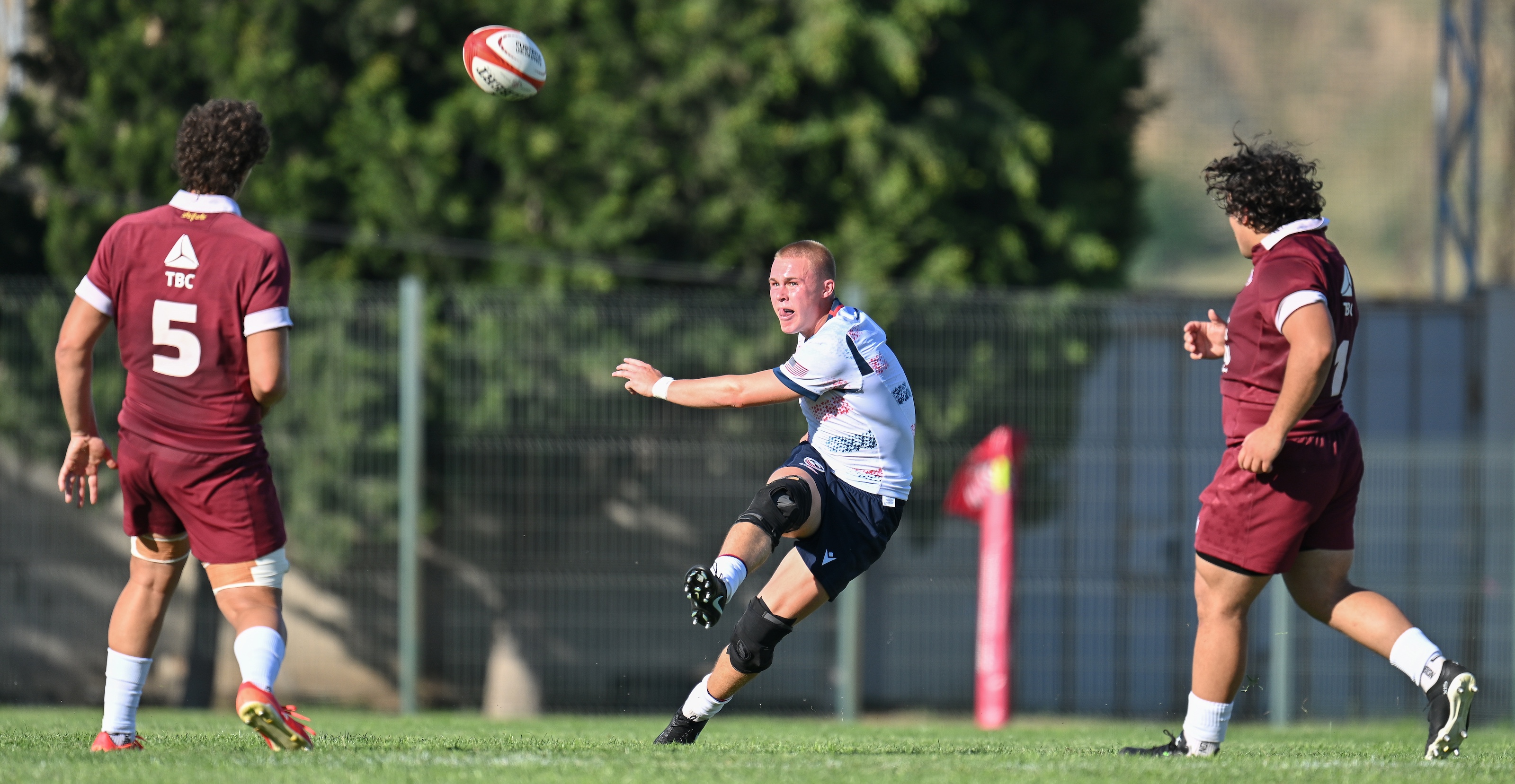 USA U20s scrimmage Georgia U20s in Tbilisi during their buildup to the 2026 JWC. Photo Levan Verdzeuli.