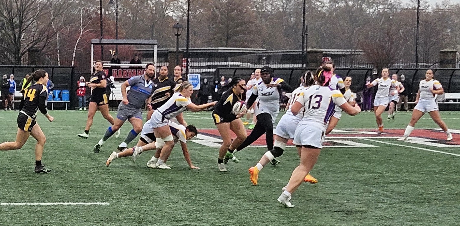 AIC in black vs West Chester in white. Photo Alex Goff.