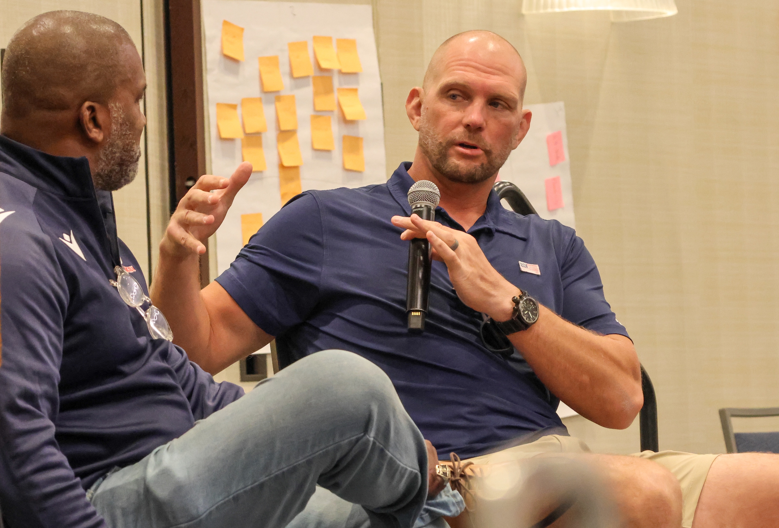 Scott Lawrence stopped by for a working lunch discussion and Q&A session.
