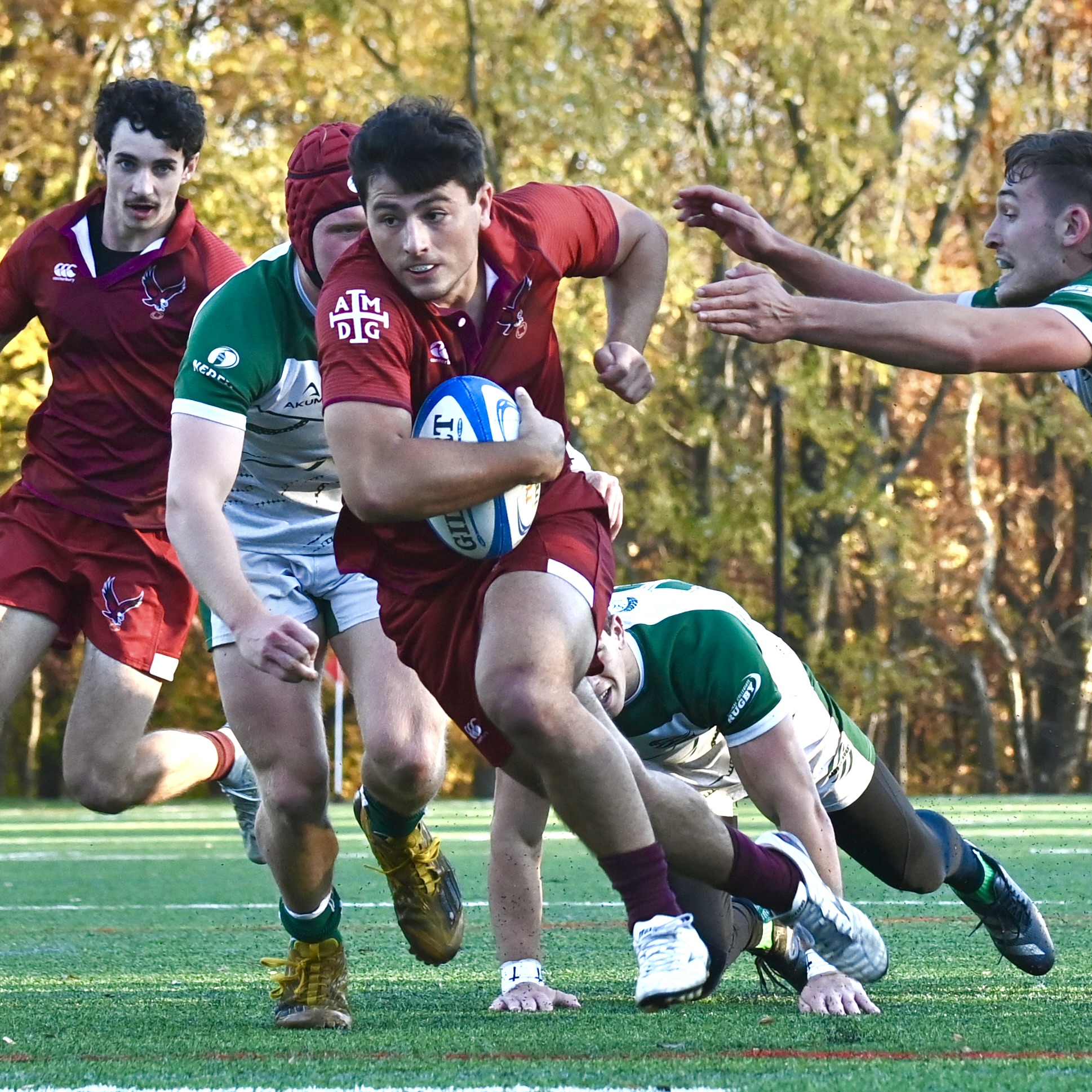 BC vs Babson in the 2025 Liberty D1AA Final. Photo @CoolRugbyPhotos