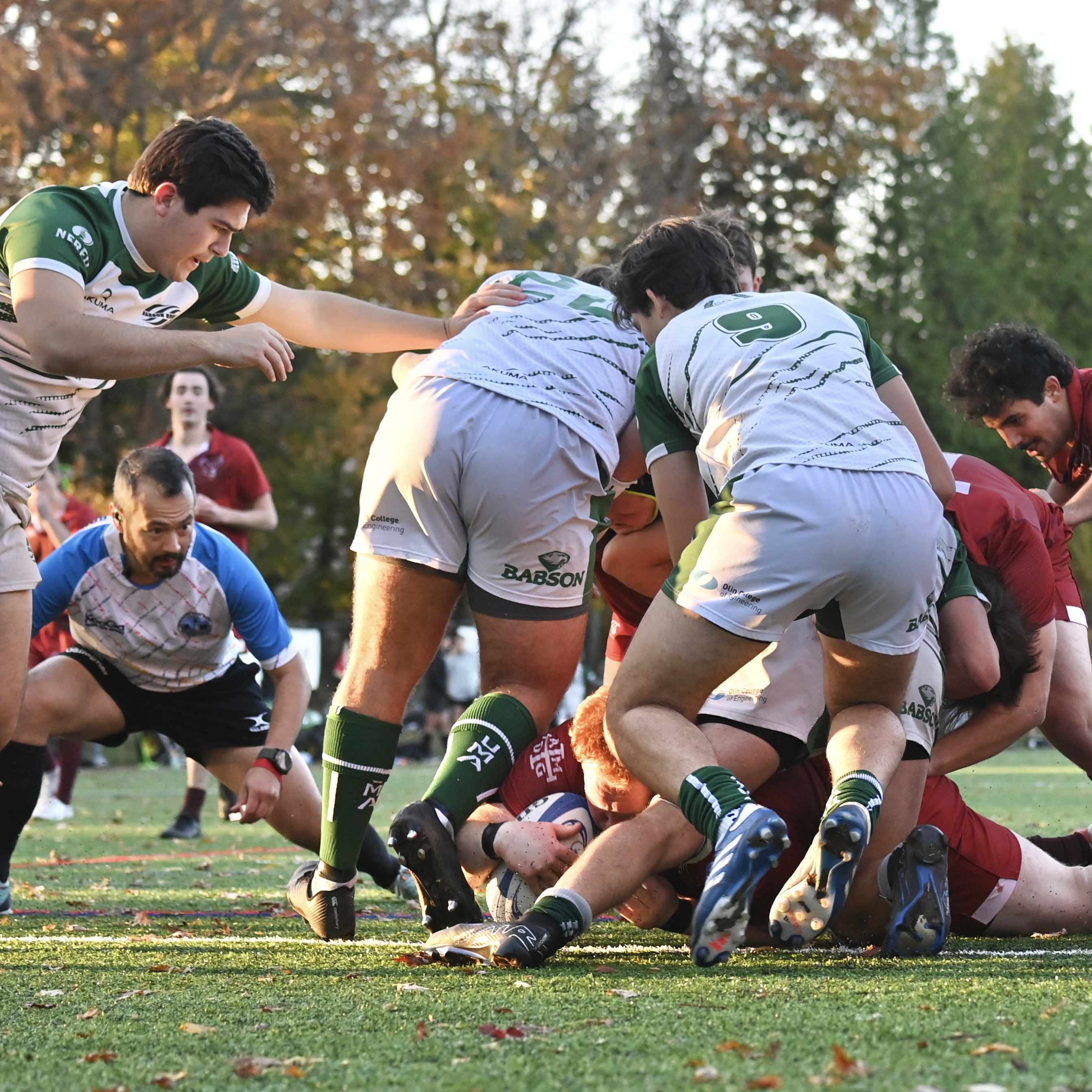 BC vs Babson in the 2025 Liberty D1AA Final. Photo @CoolRugbyPhotos