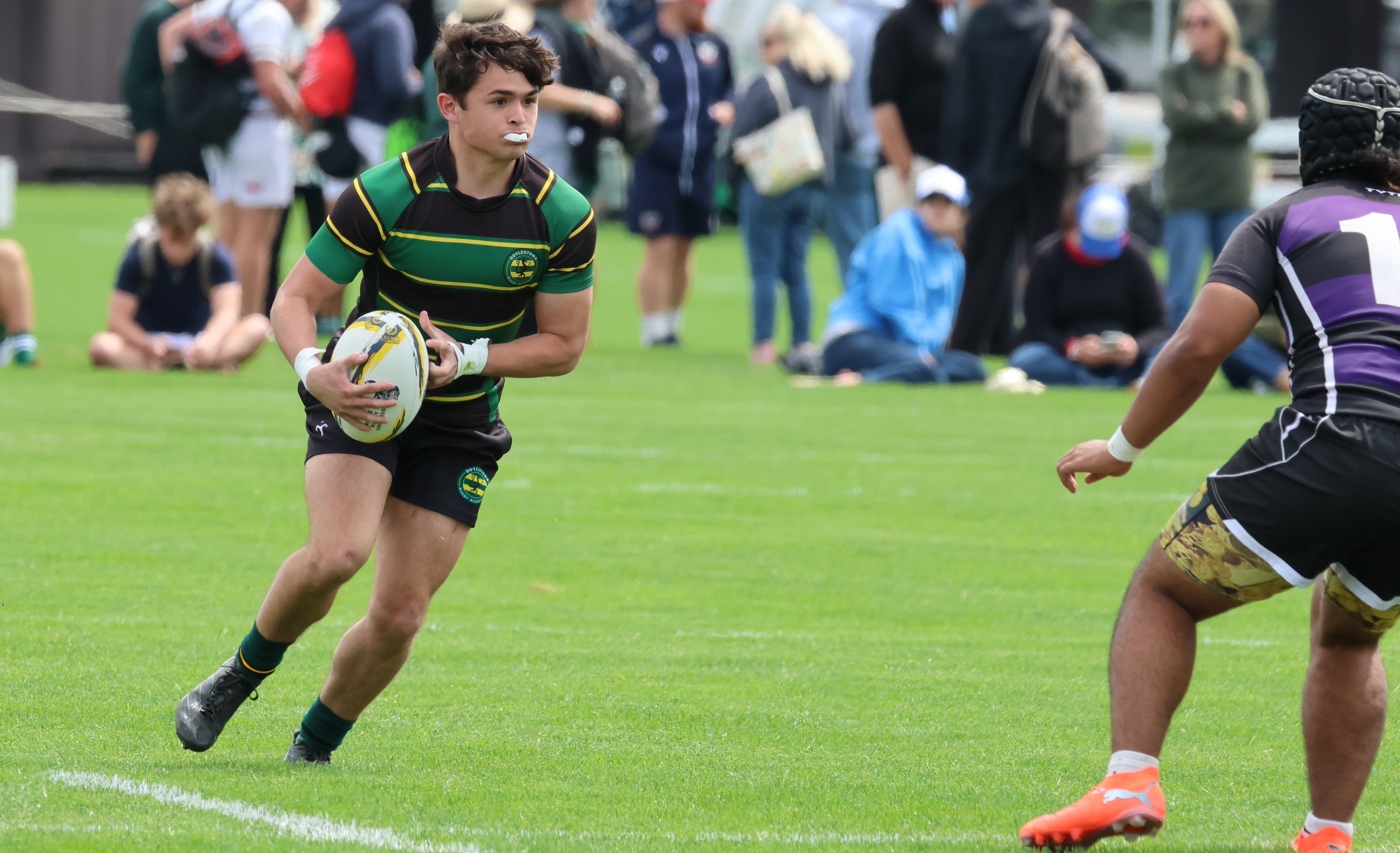 San Diego Mustangs vs LCA in Day 1 of the 2026 HS National Championships. Photo Calder Cahill.