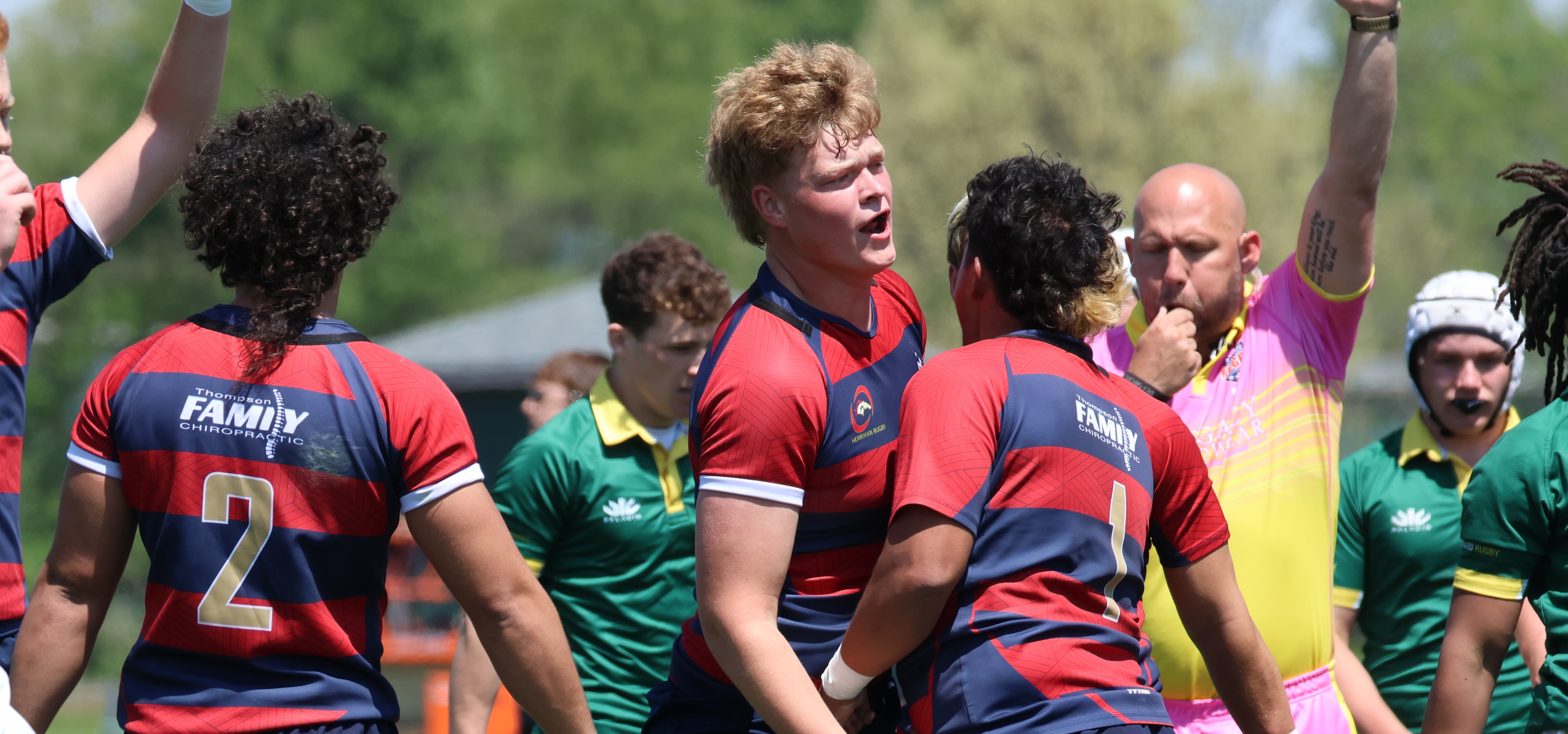 Herriman celebrates.