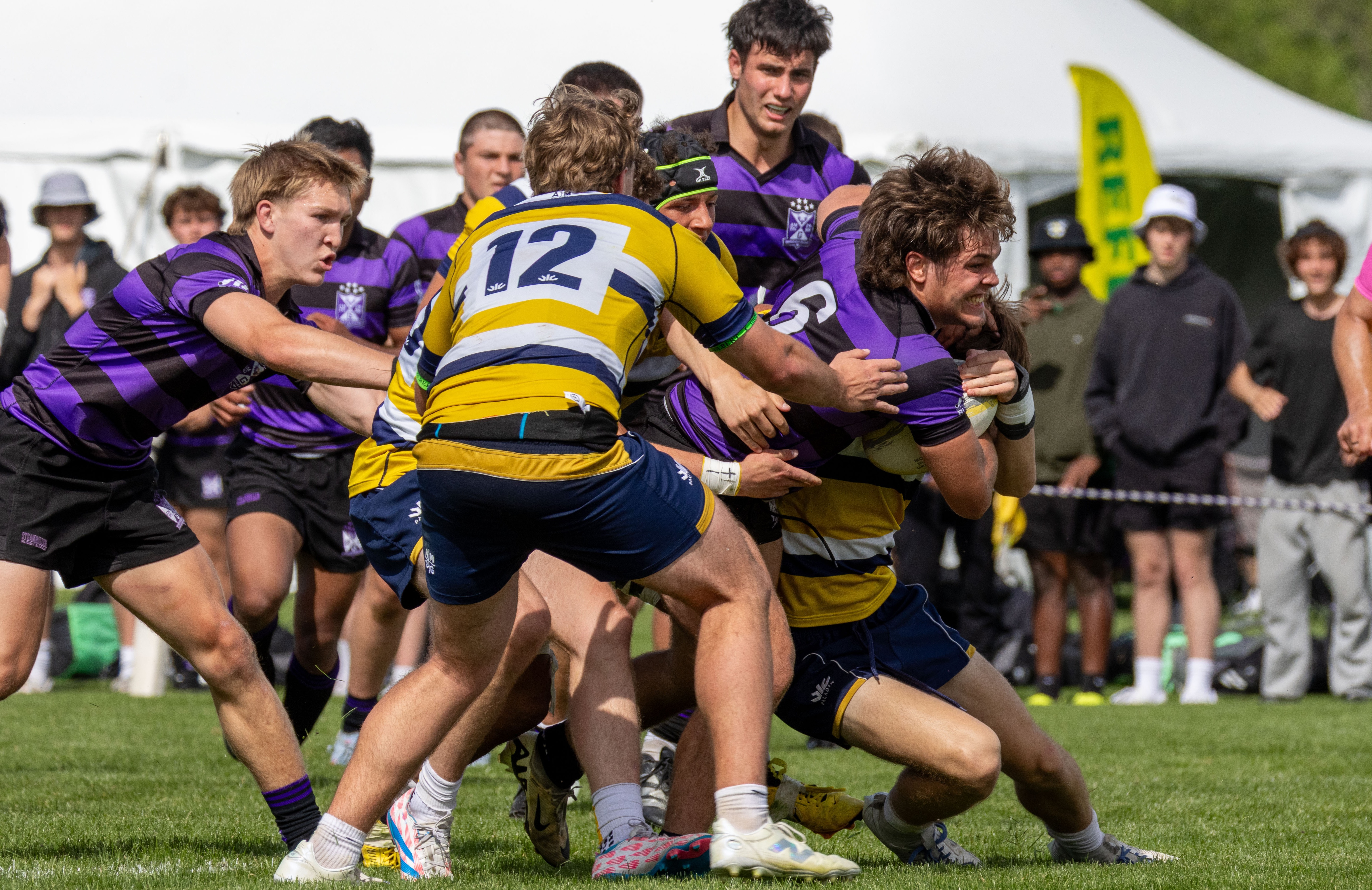Eager was a hard case for Gonzaga in the 2026 HSNC semifinals. Photo Calder Cahill.