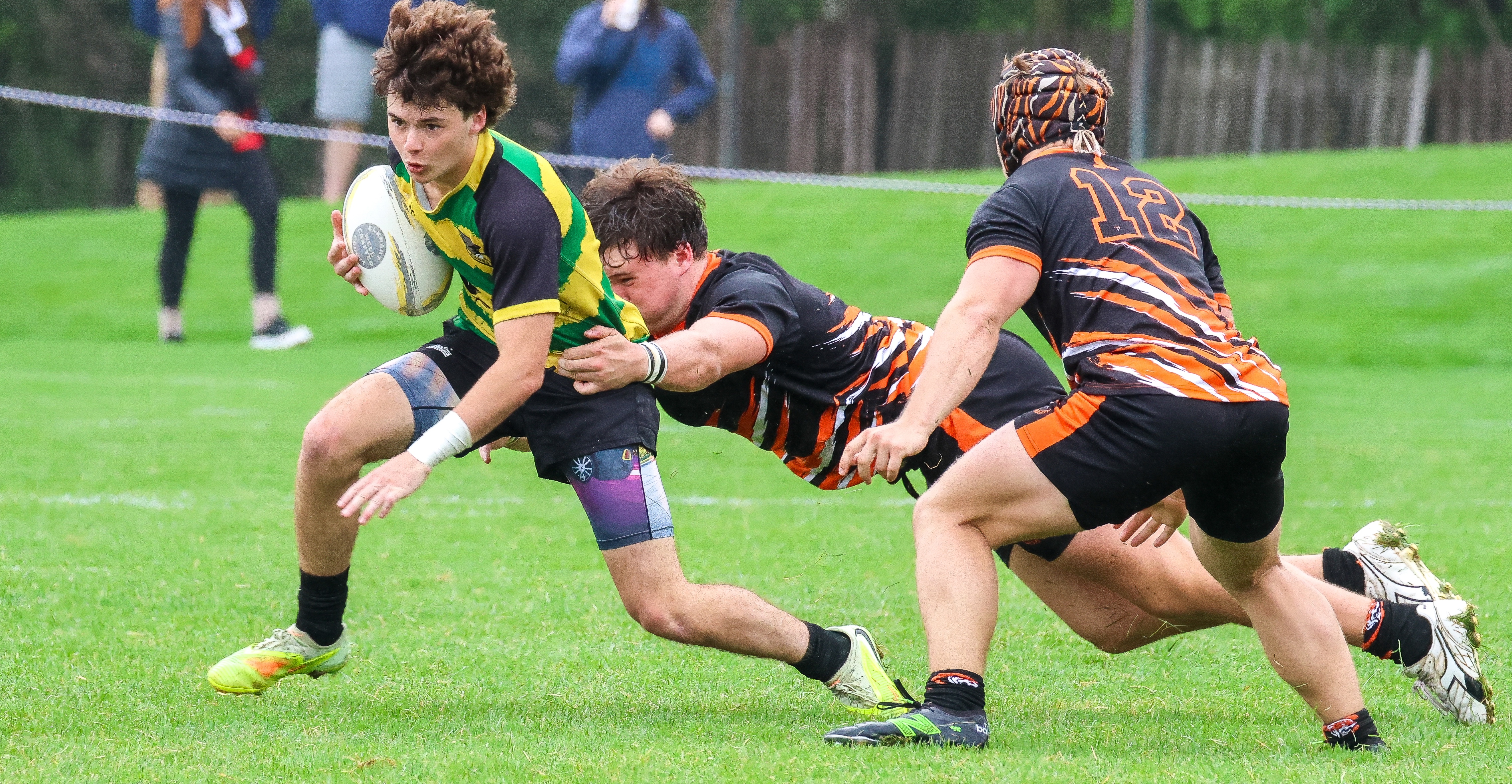 Carmichael Hawks vs Charlotte Tigers. Photo Calder Cahill.