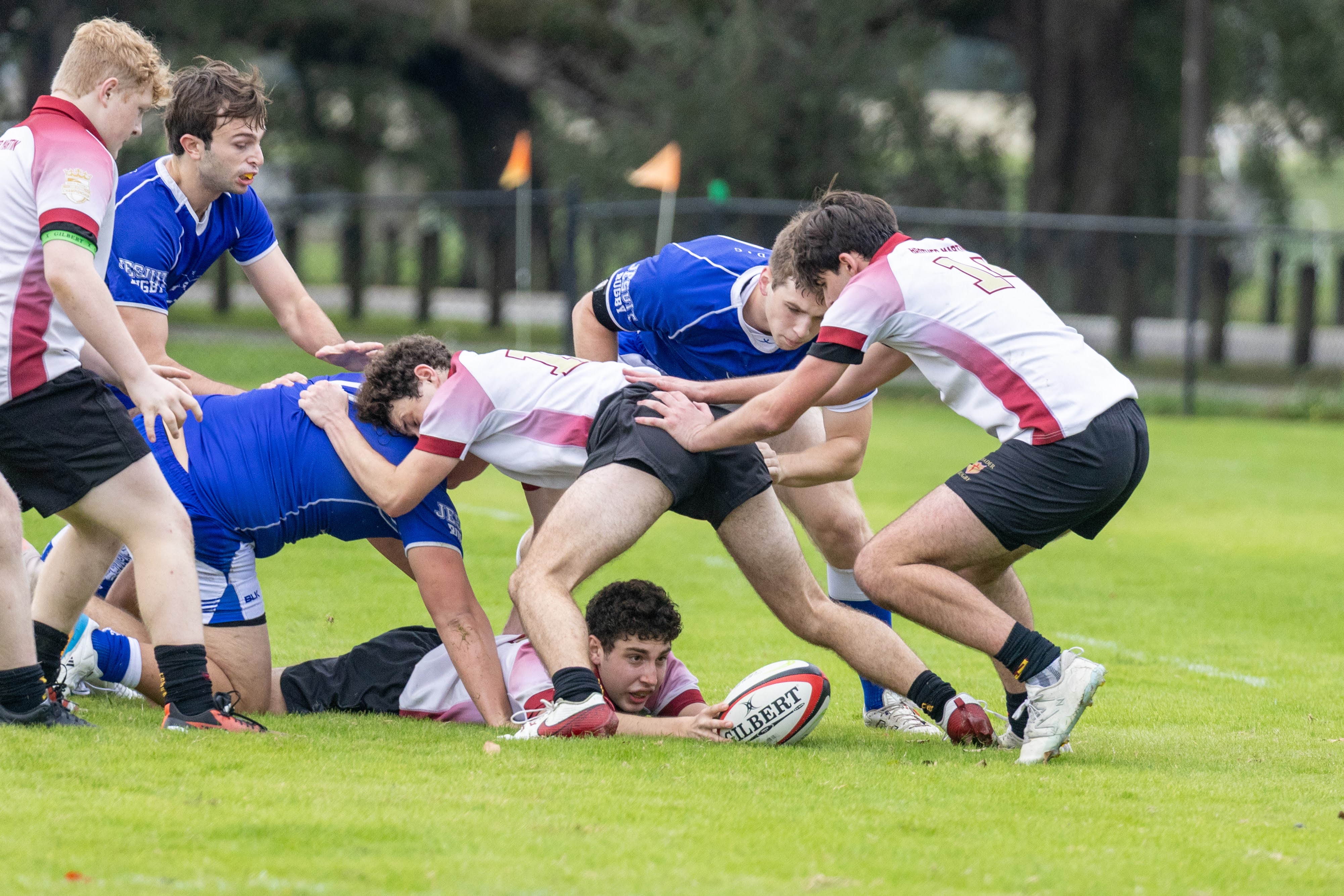 Brother Martin in white vs Jesuit New Orleans. Photo Dmitriy Pritykin.