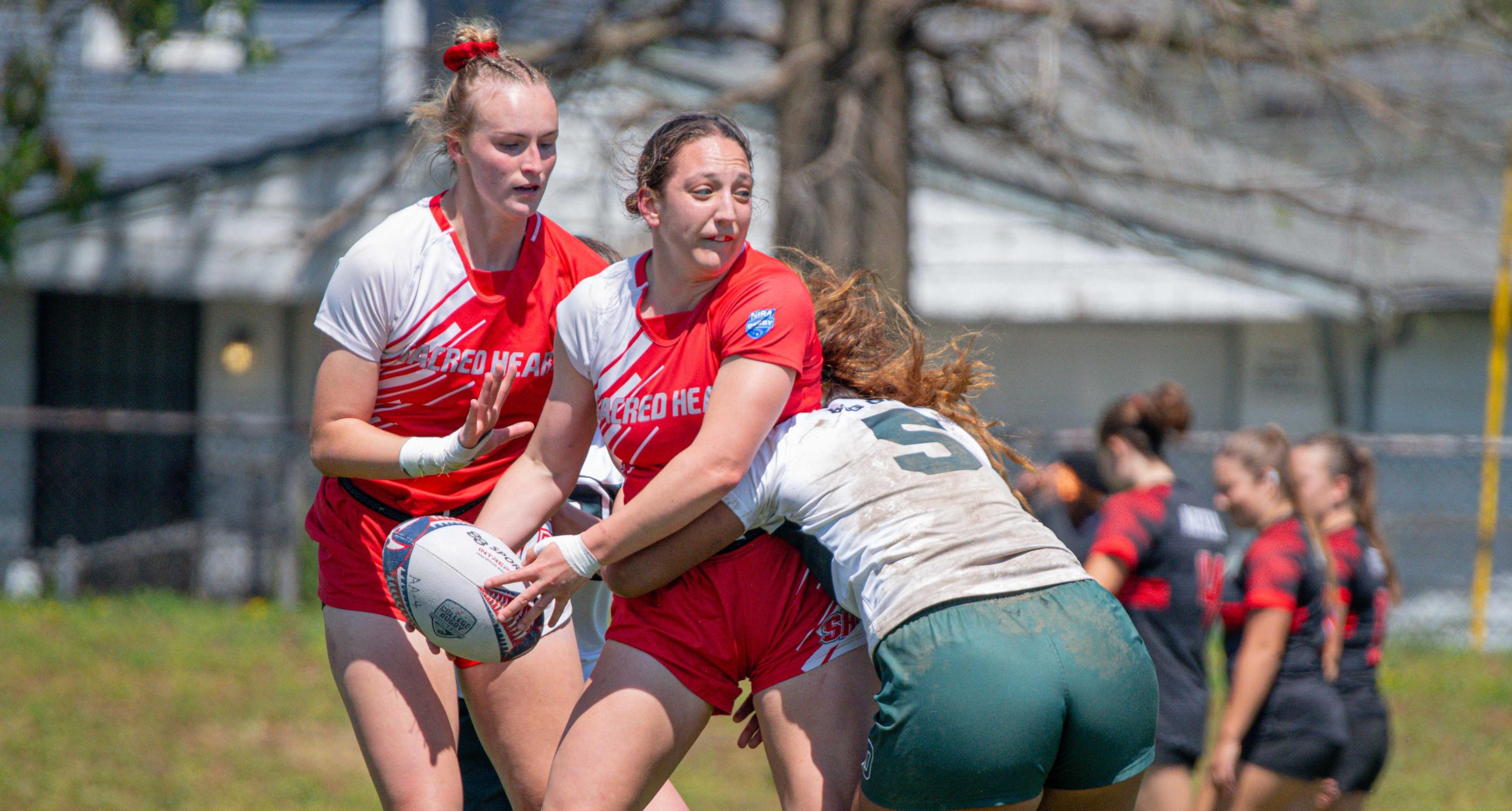 Action from the 2026 CRAA Women's Premier 7s. Photo by Calder Cahill.
