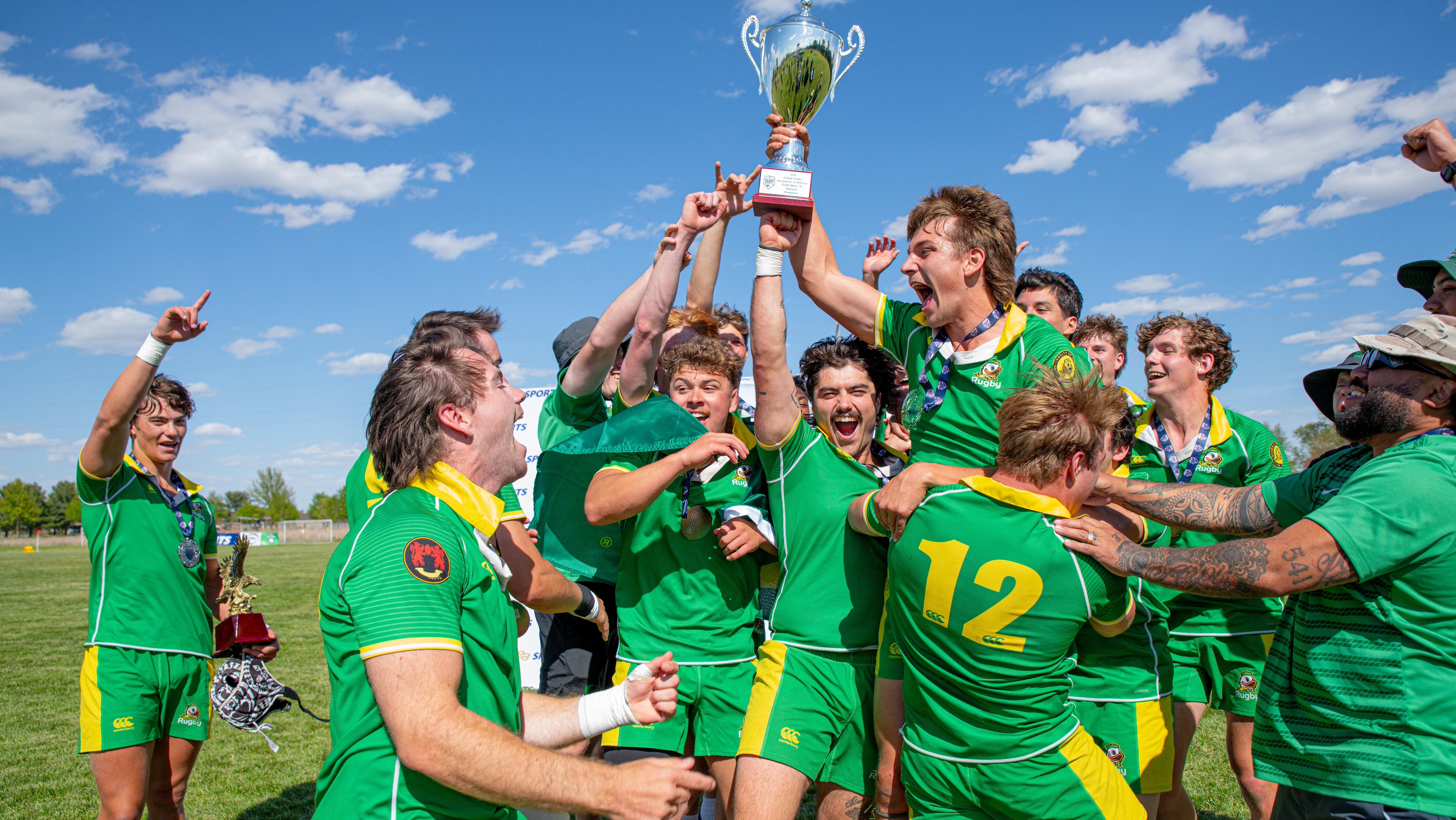 Oregon vs Iowa State at the 2026 CRAA D1AA 7s. Photo Matthew Dalton.