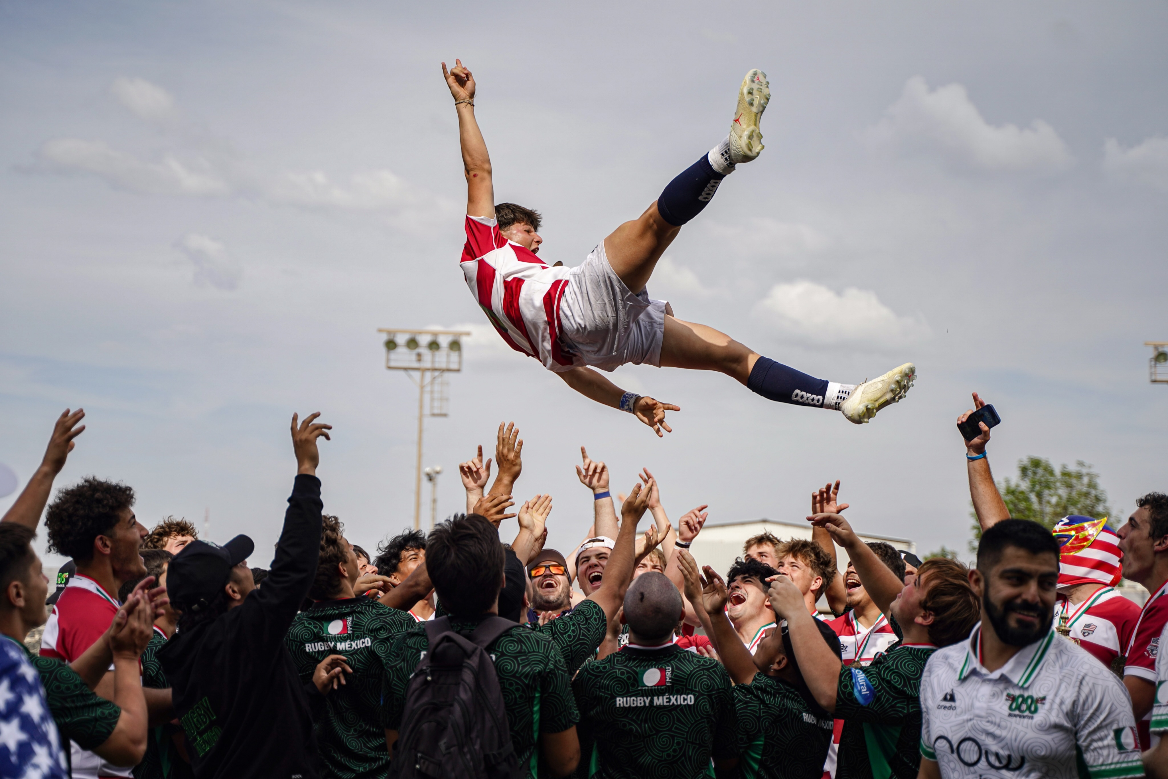 Fatman Thorndyke gets sent up in the air. Photo Noah Gelman.