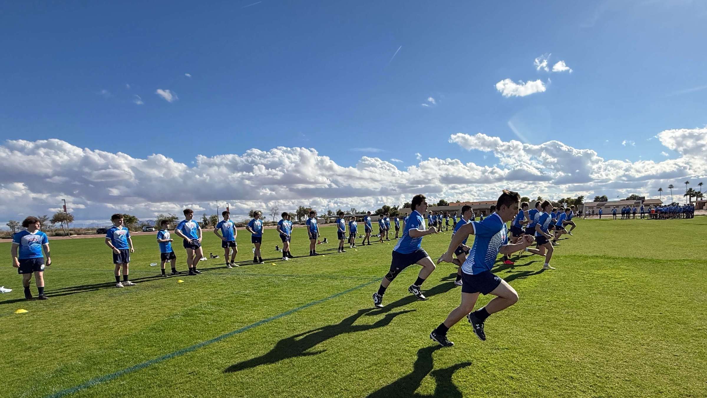 Players go through their paces at the 2025 EIRA Winter Camp.