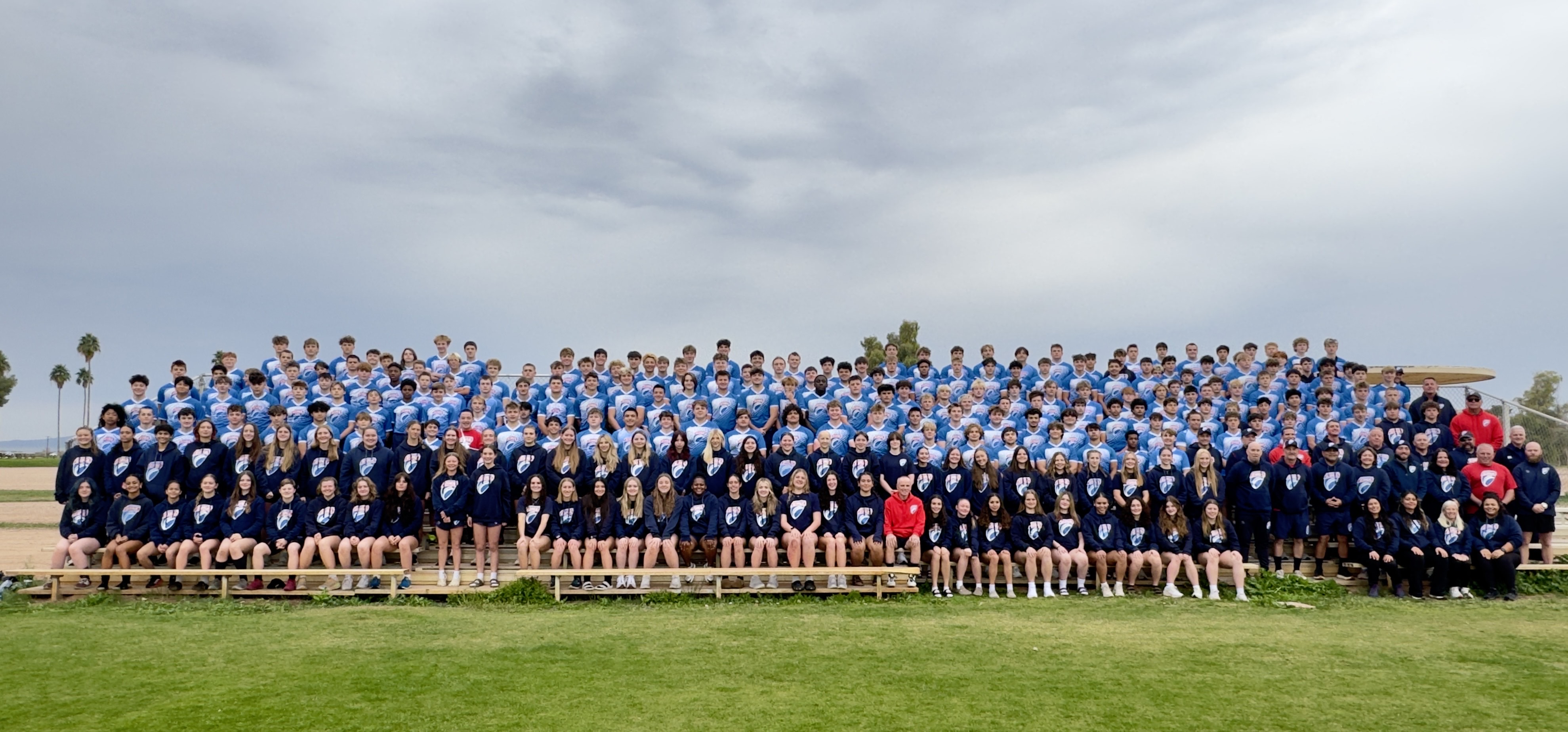 Eagle Impact Rugby Academy 2025 Winter Camp attendees.