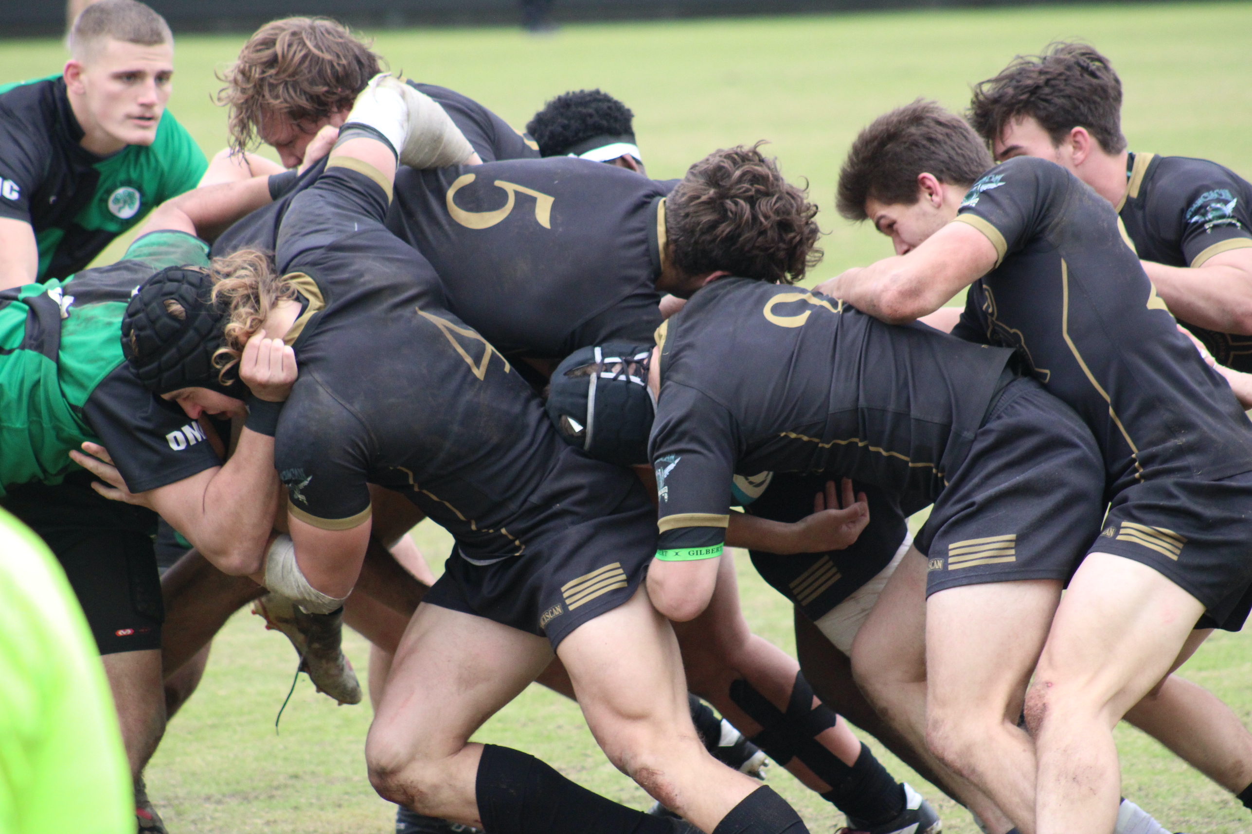 Franciscan mauls it against Slippery Rock. Photo Alex Goff.