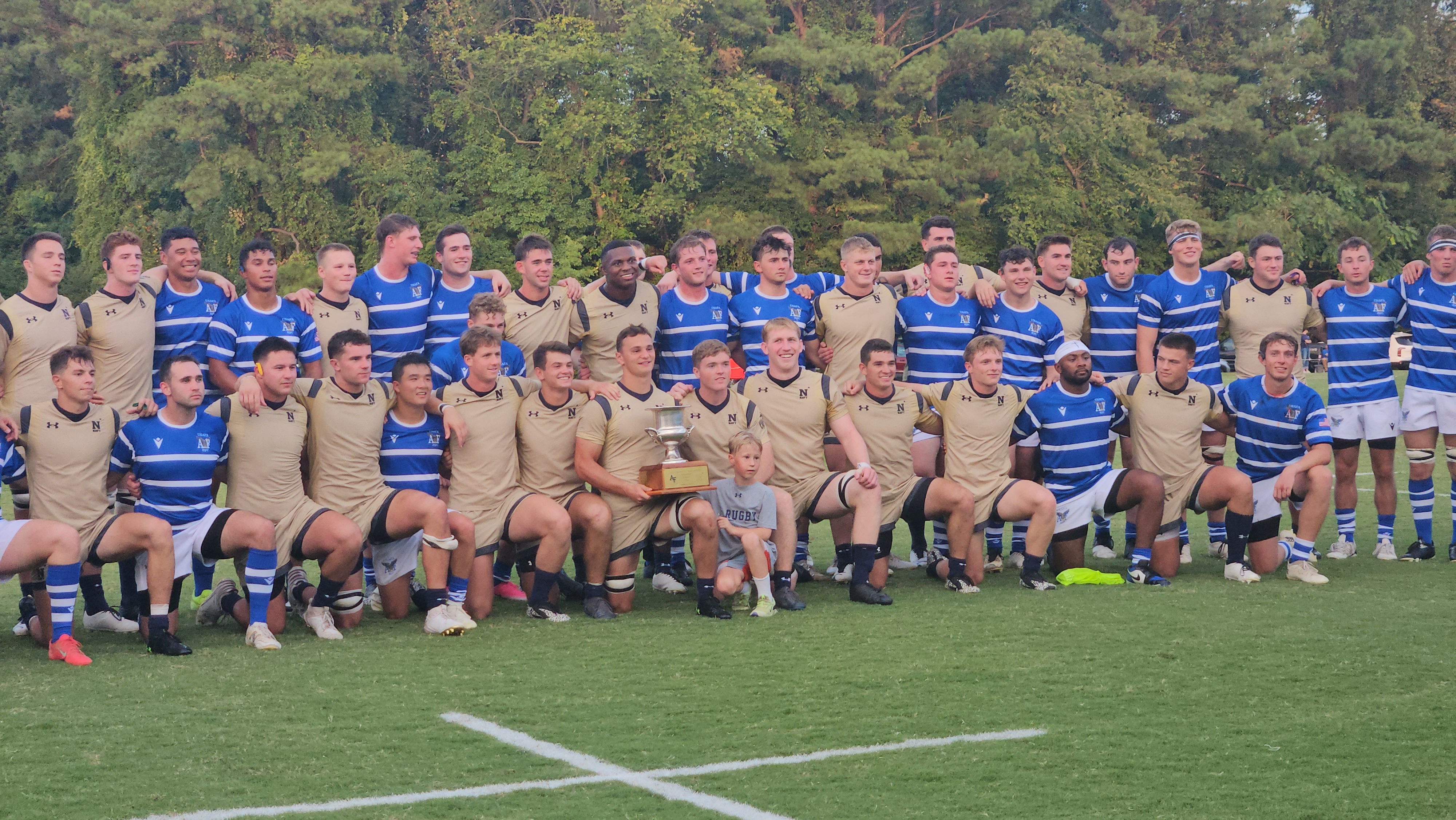 Navy and Air Force at the 2026 Shea Cup match. Photo Alex Goff.