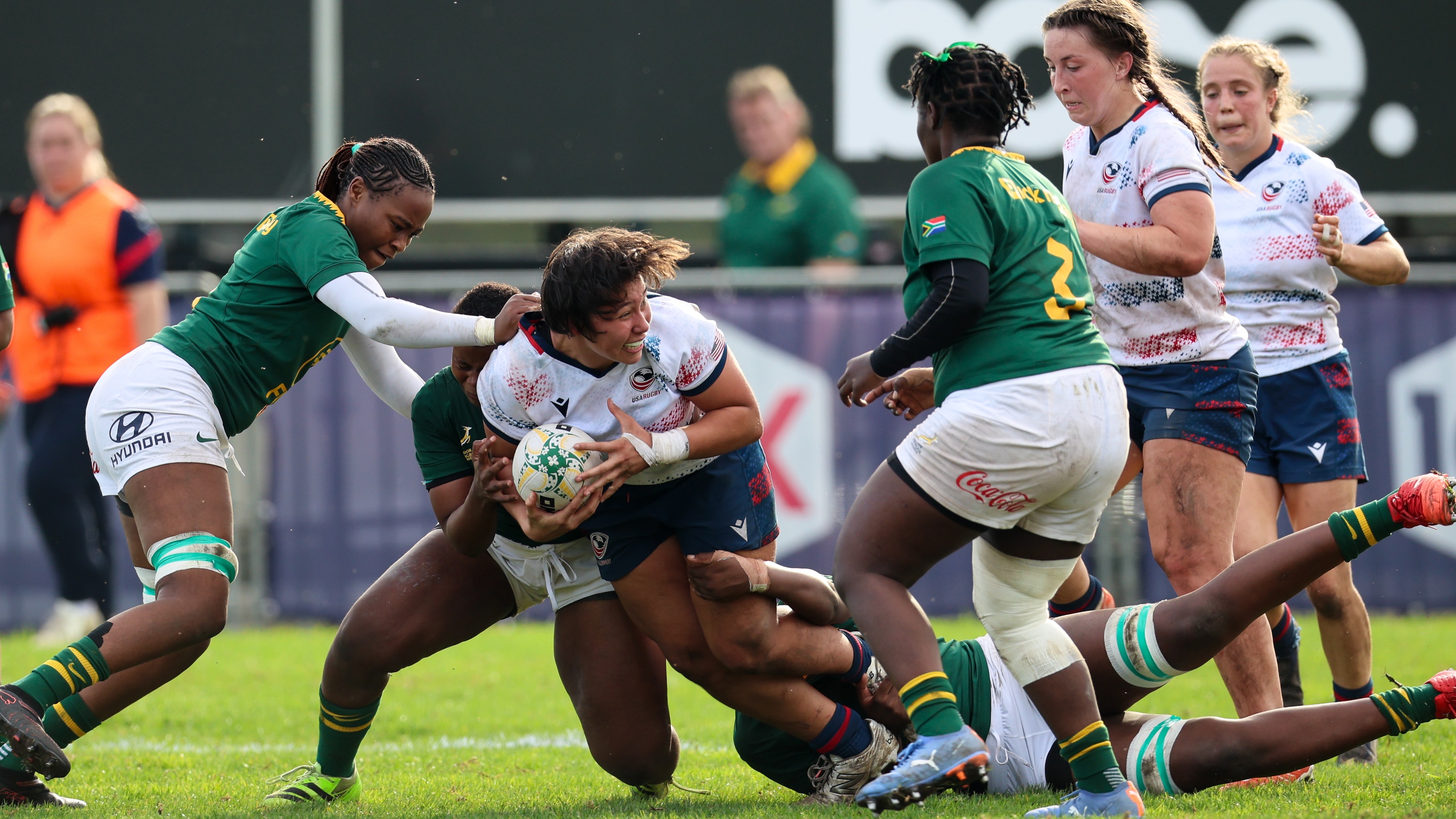 Kash Castro in action for USA U20s. Photo Charmaine Sander.