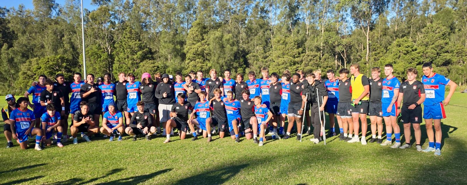 Legion Academy post-match.