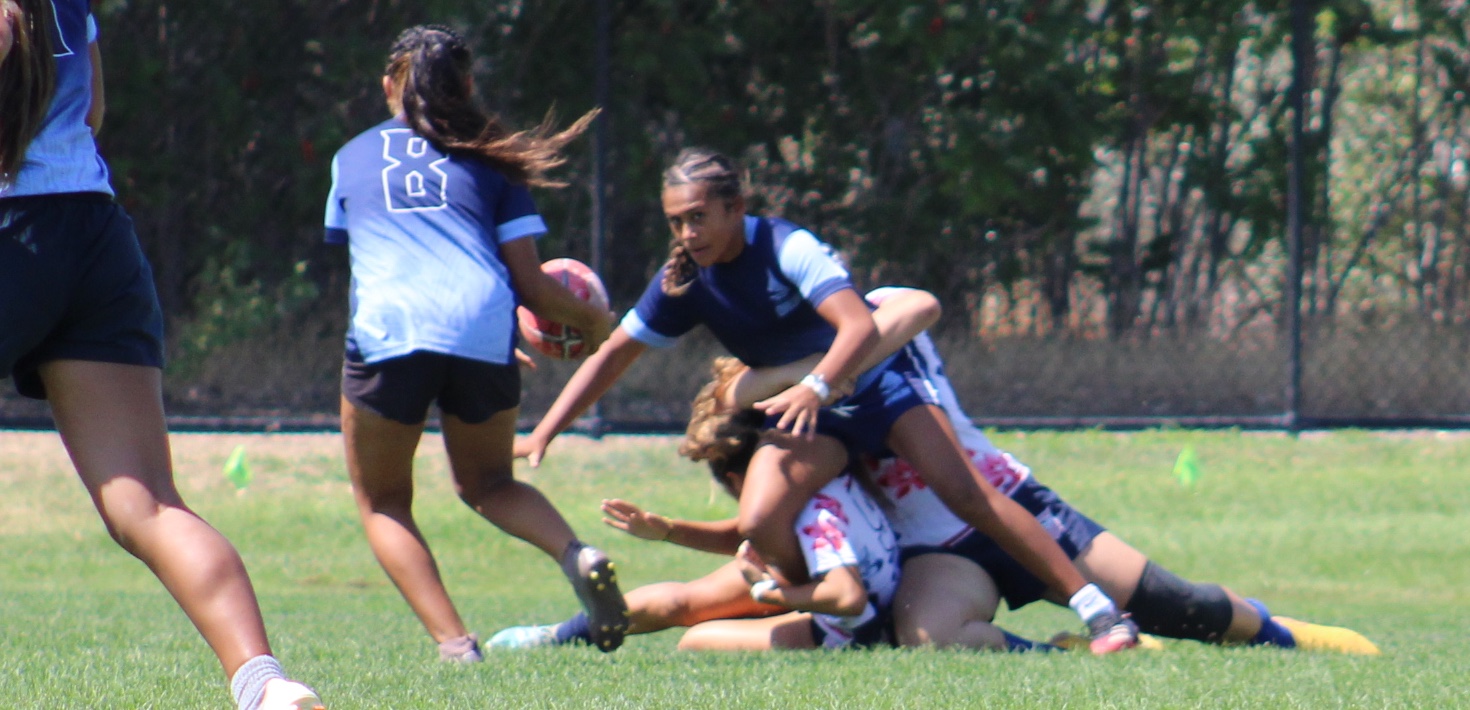 Girls competition at the 2026 NAI 7s. Photo Alex Goff.