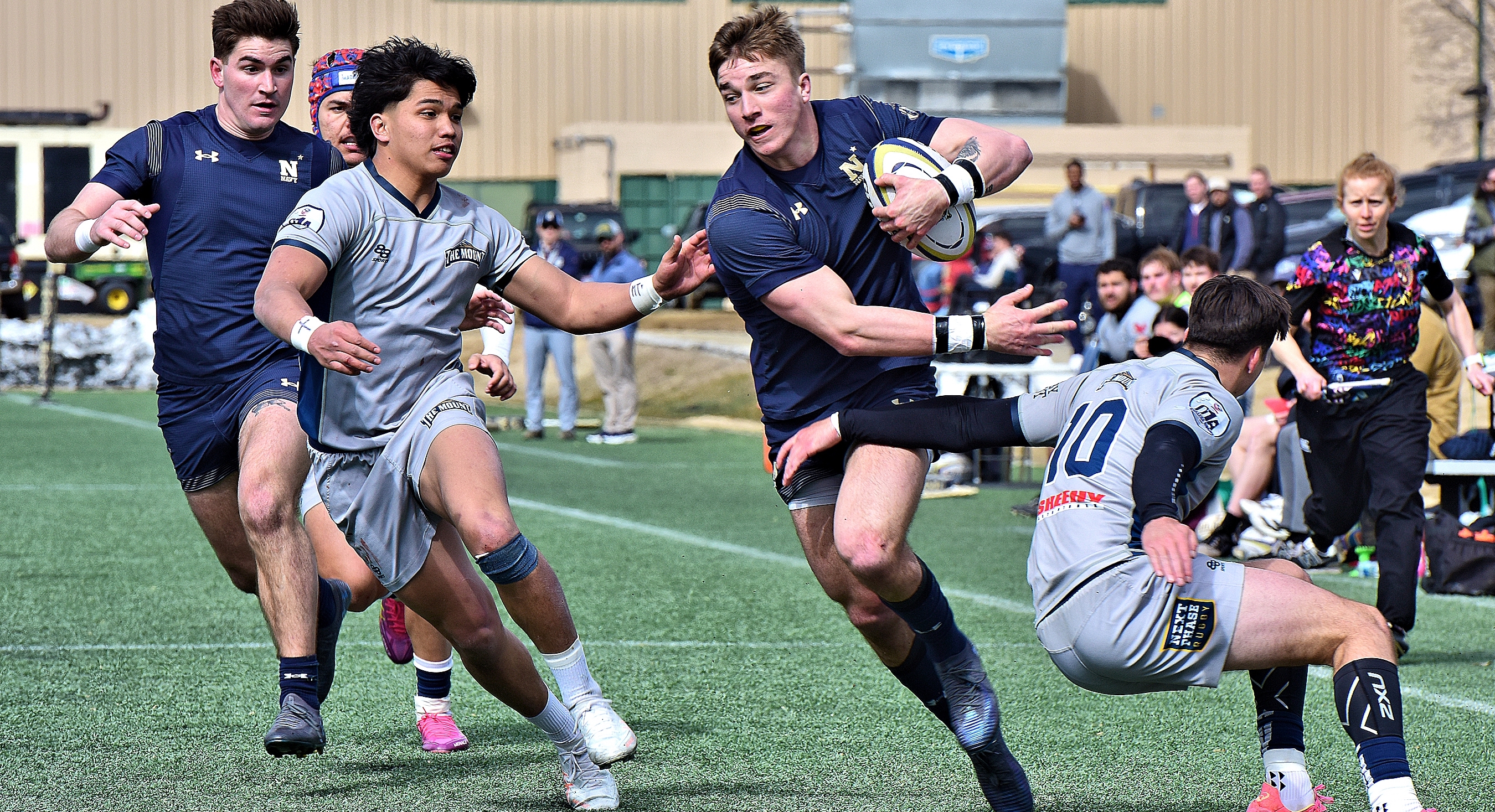 Navy vs Mount St. Mary's from February 21, 2026. Photo David Hughes.