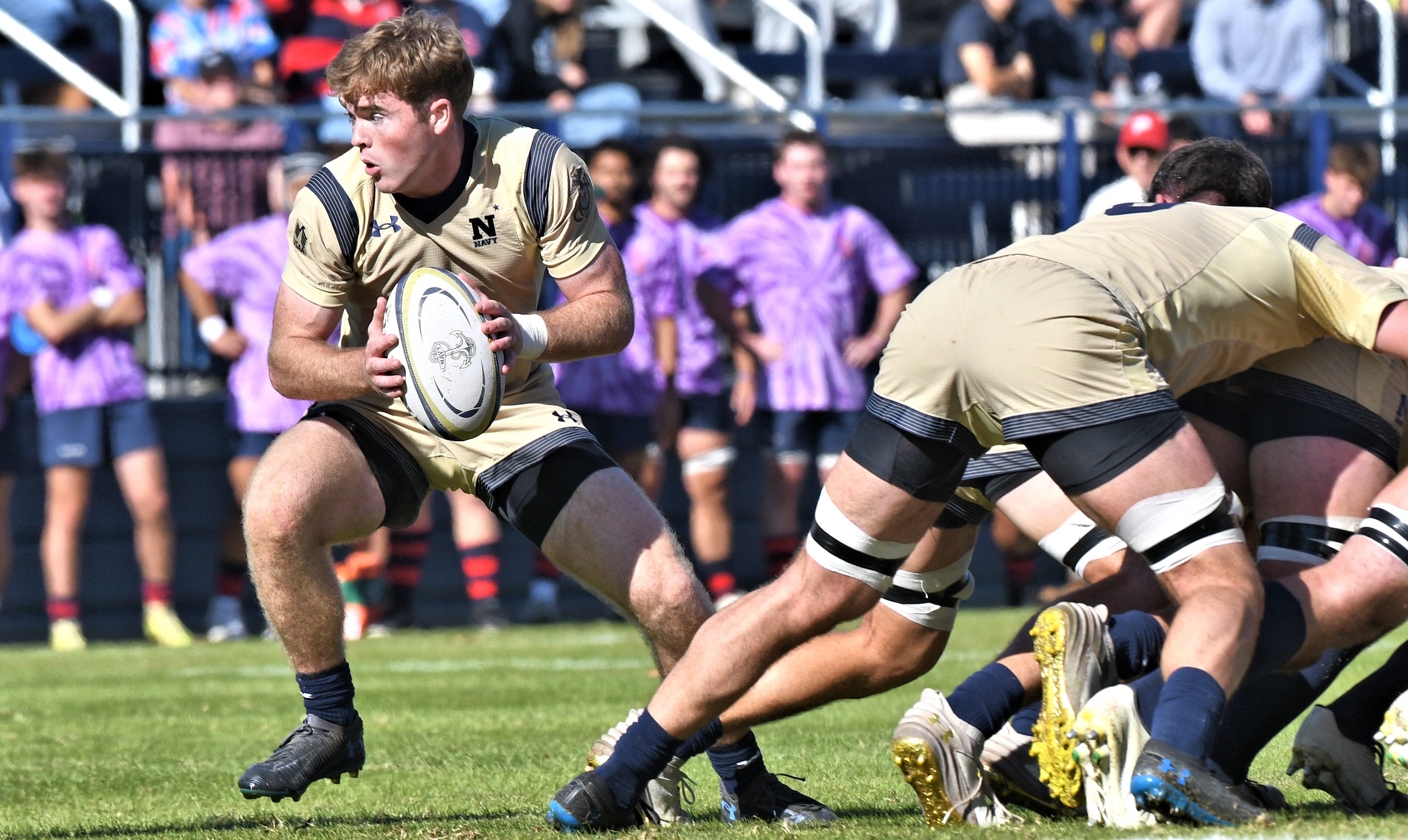 Navy vs Saint Mary's from October 24 2026. David Hughes photo.