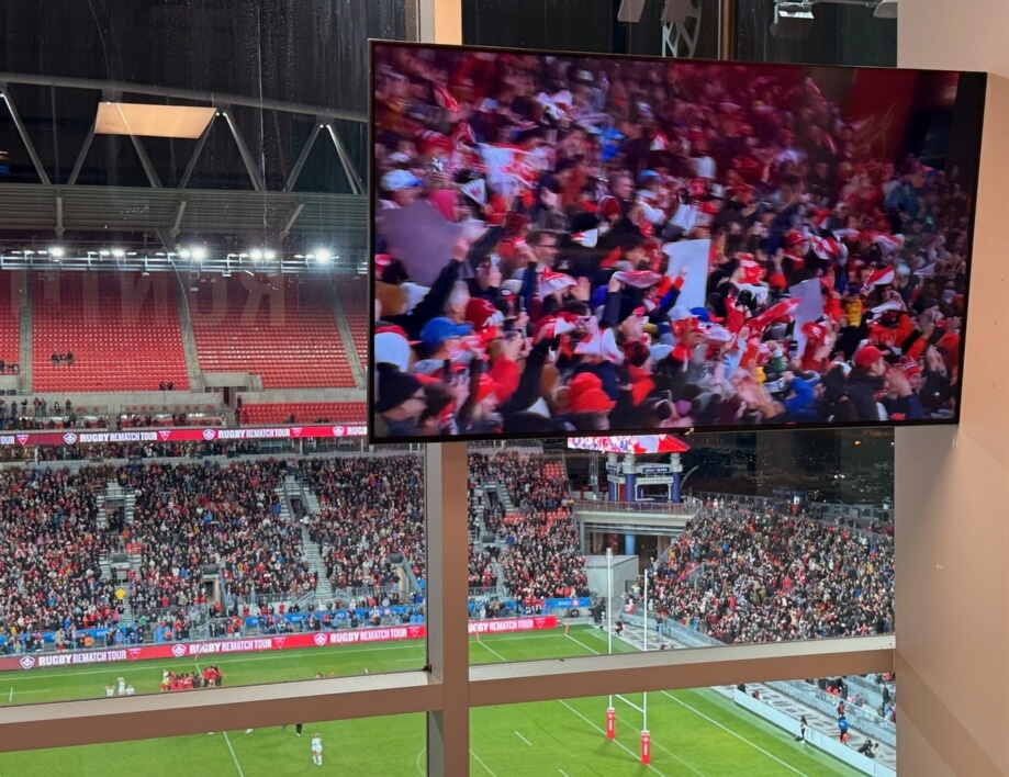 The view from the pressbox at BMO Field. Photo Tara Flanagan.