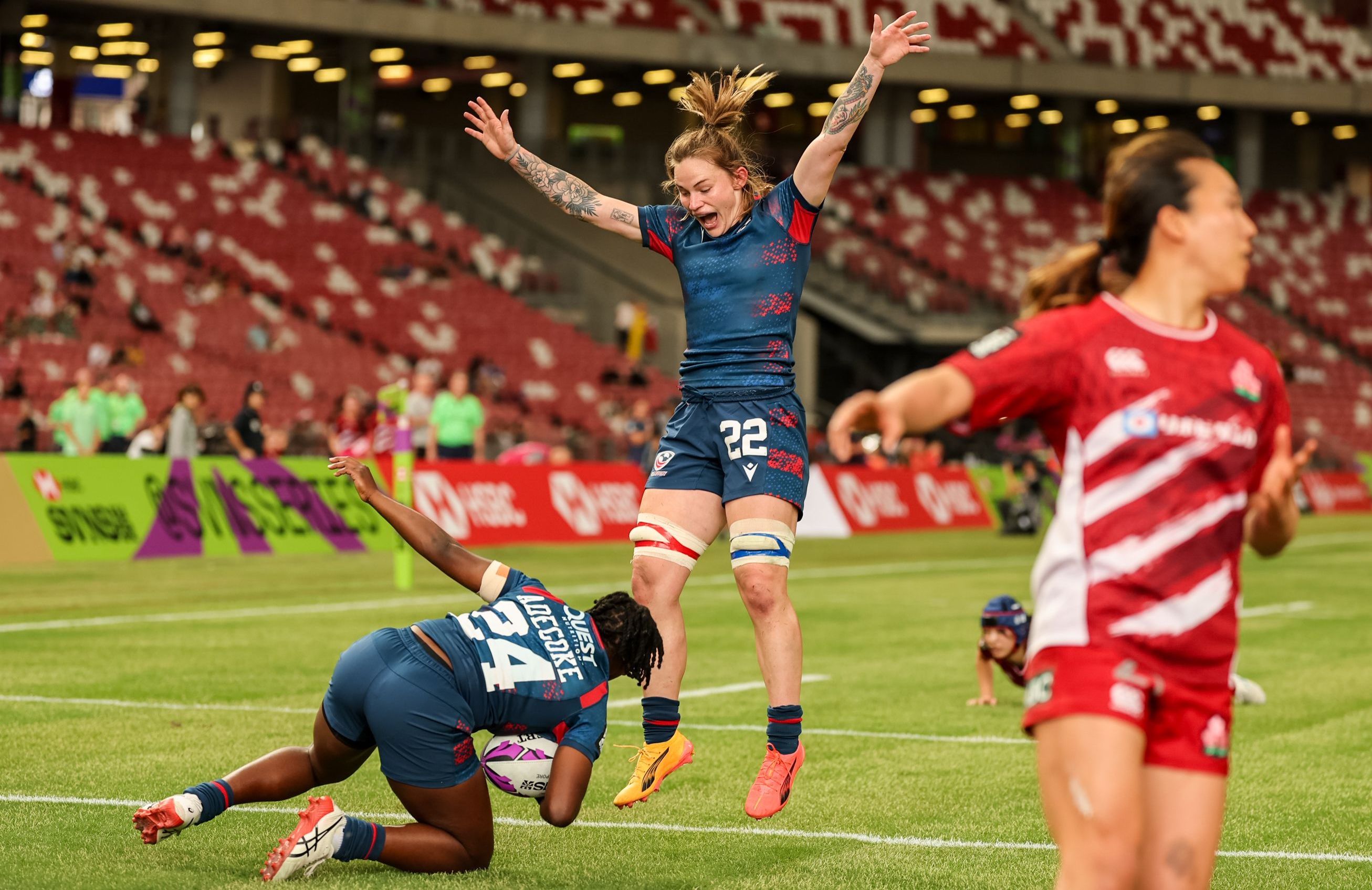 Sammy Sullivan celebrates 