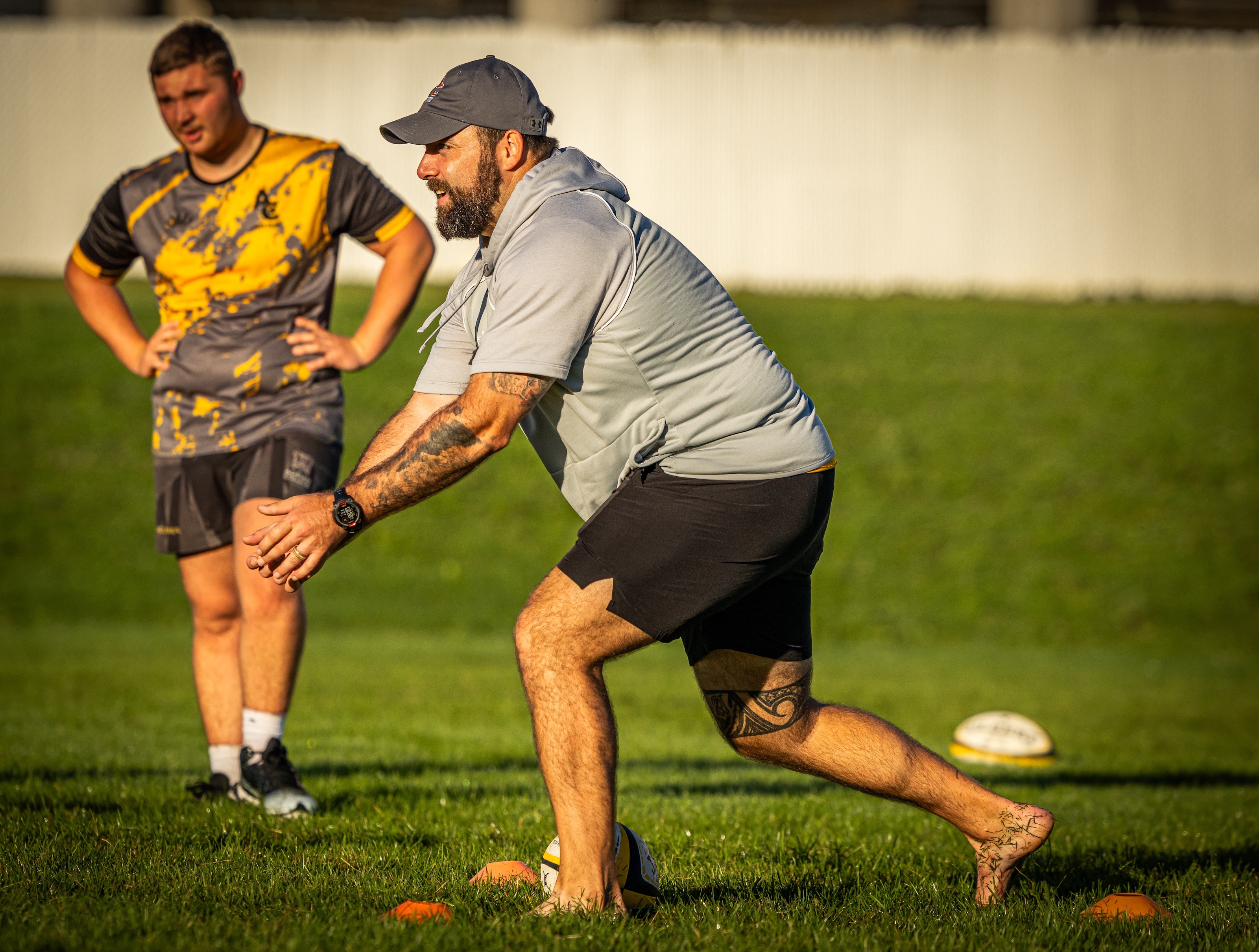 Breaking down the correct techniques. Photo Lexi Kotz.