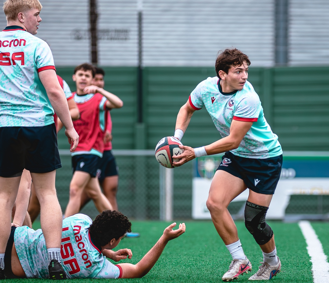 USA U18s training during their 2026 tour of South America. Photo Gonzalo Muinelo. @GonMuinelo.