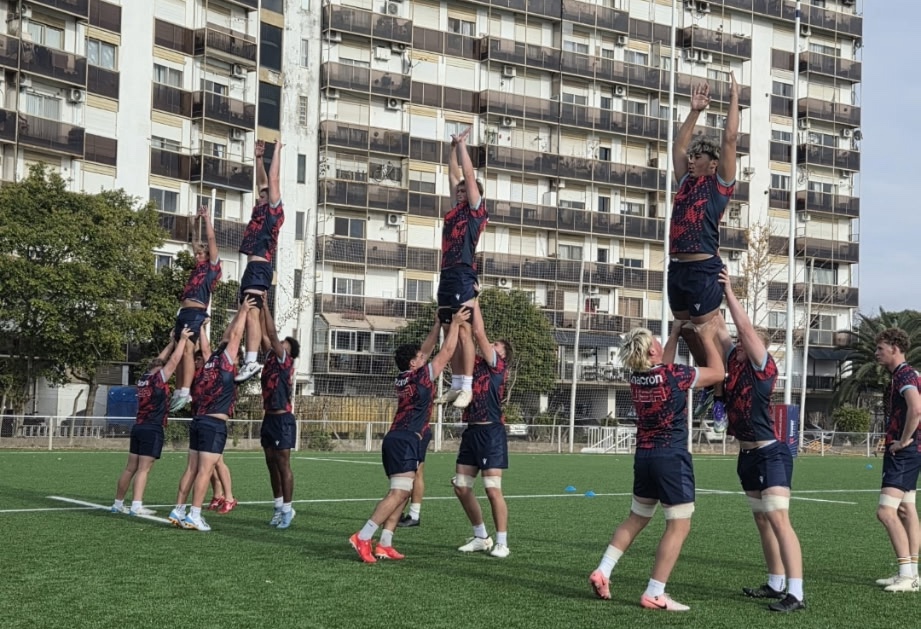 The USA U18s in South America.