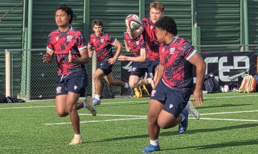 The USA U18s in South America.