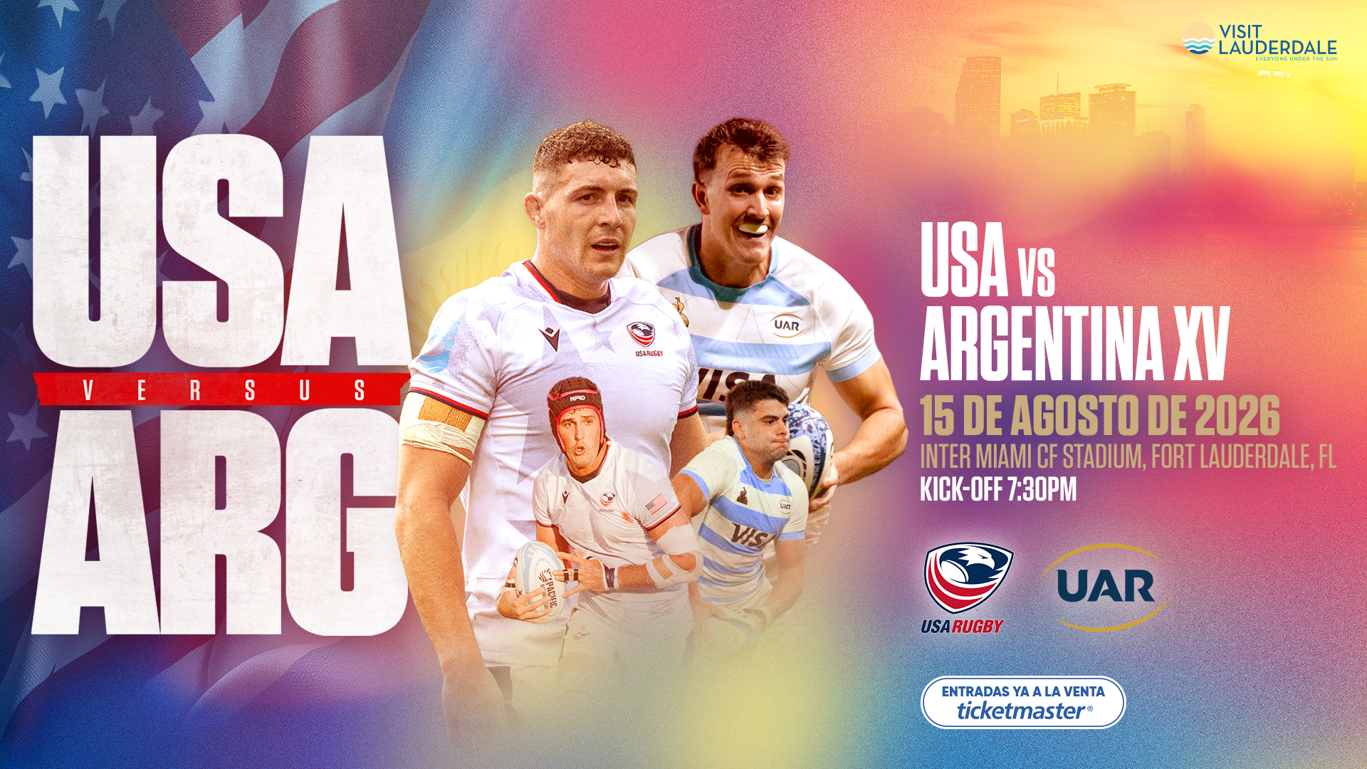 USA plays Argentina XV August 15.