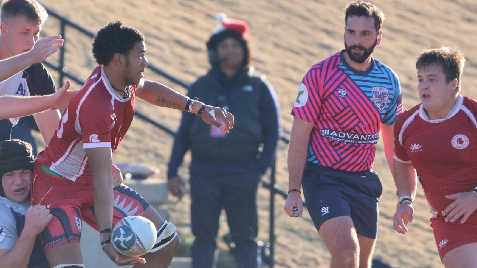 Southern Virginia moves the ball in 2024. Photo Calder Cahill.
