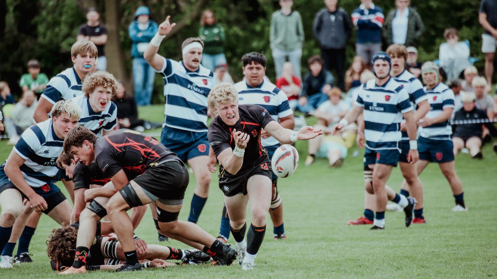 San Diego Mustangs vs Charlotte Cardinals in the 2025 Boys HS Club Final. Photo Griff Hastings.