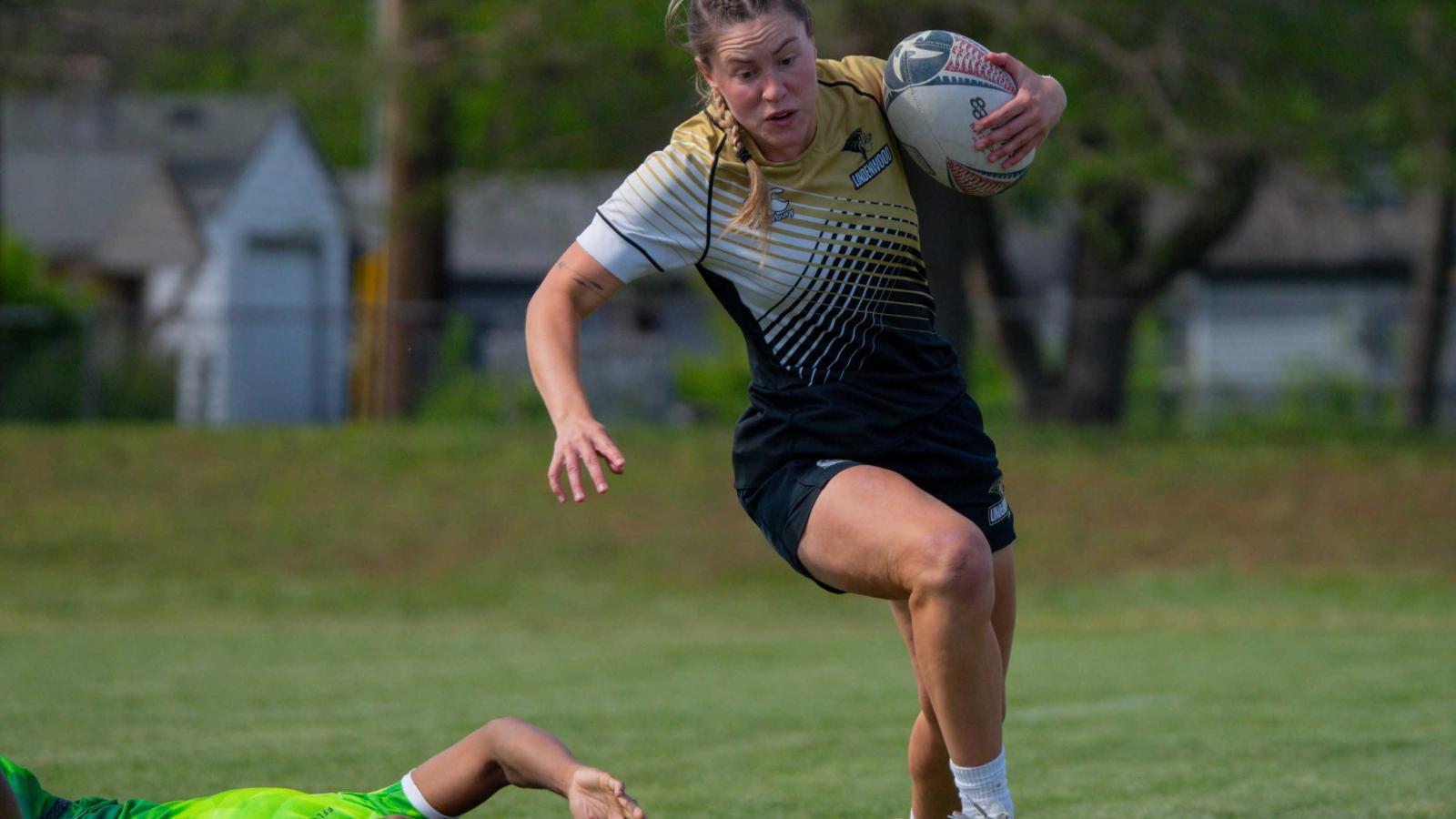 Action from the 2026 CRAA Women's Premier 7s. Photo by Calder Cahill.