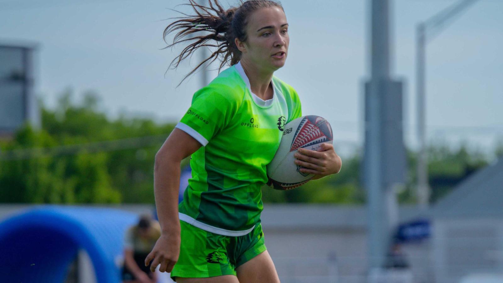 Action from the 2026 CRAA Women's Premier 7s. Photo by Calder Cahill.