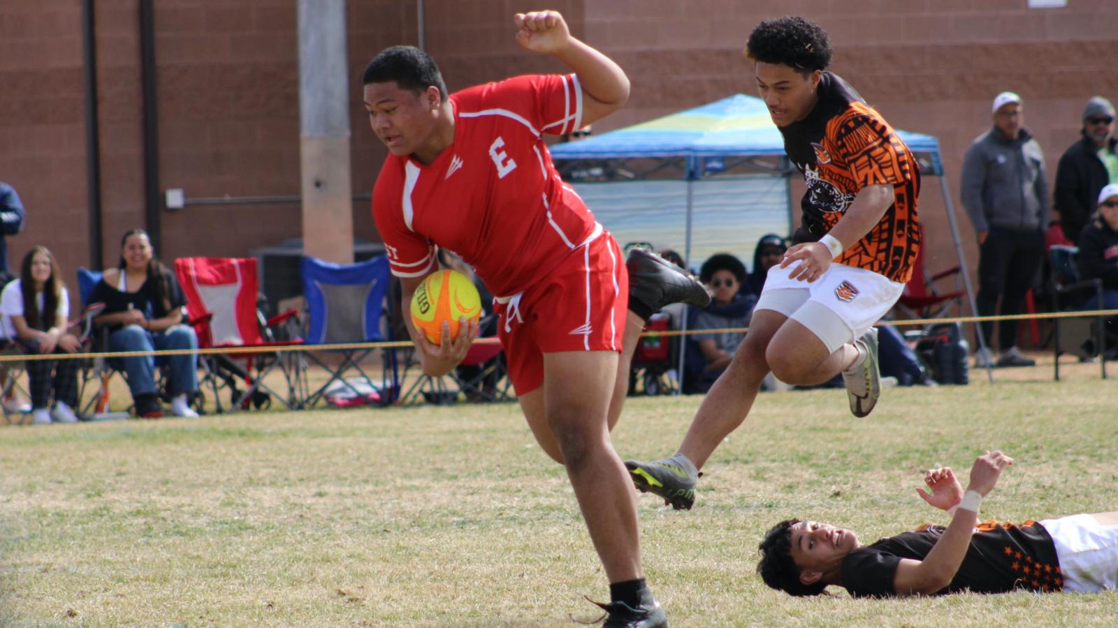 East vs Brighton in the 2024 Puriri Invitational. Alex Goff photo.
