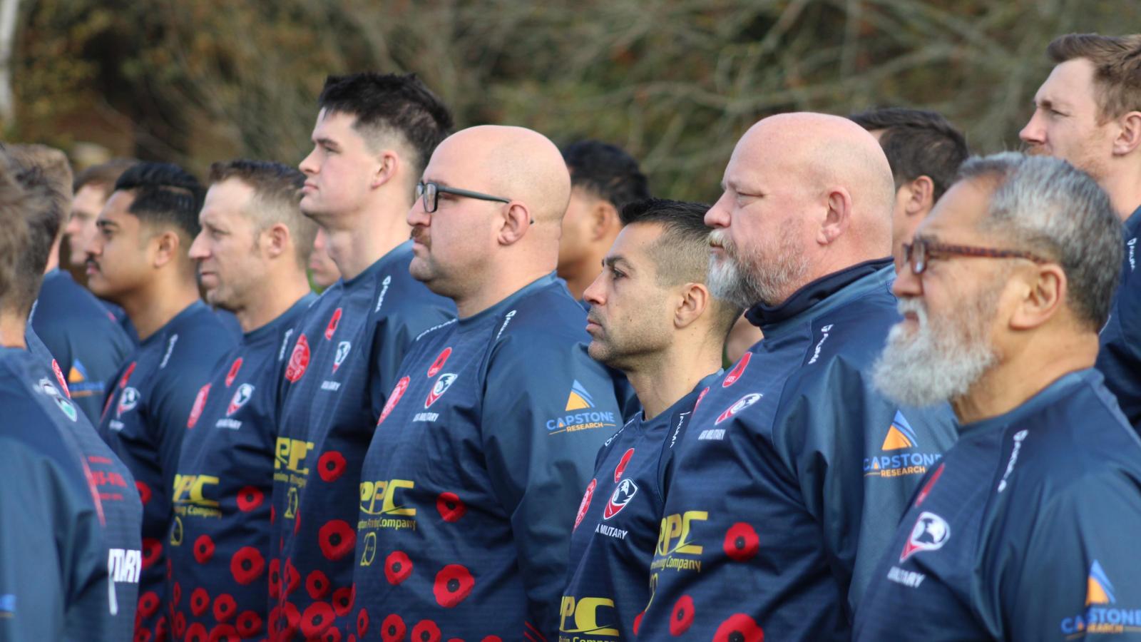 USA Military vs British Army, Nov 11, 2025. Photo Alex Goff.