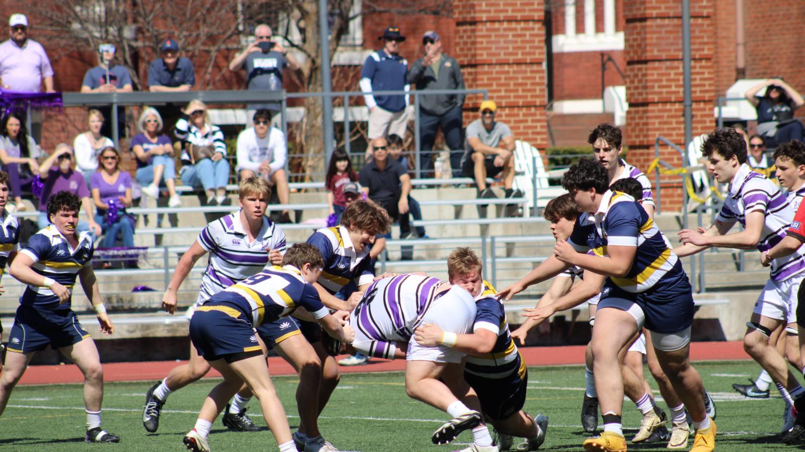 St. Ignatius defense. Photo Alex Goff.