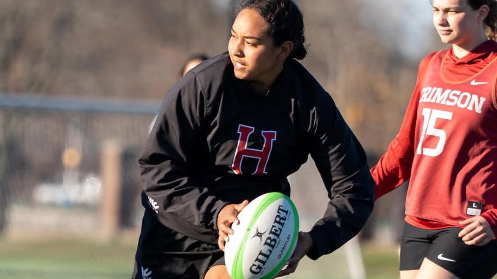 Tiahna Padilla for Harvard. Photo Harvard Athletics.