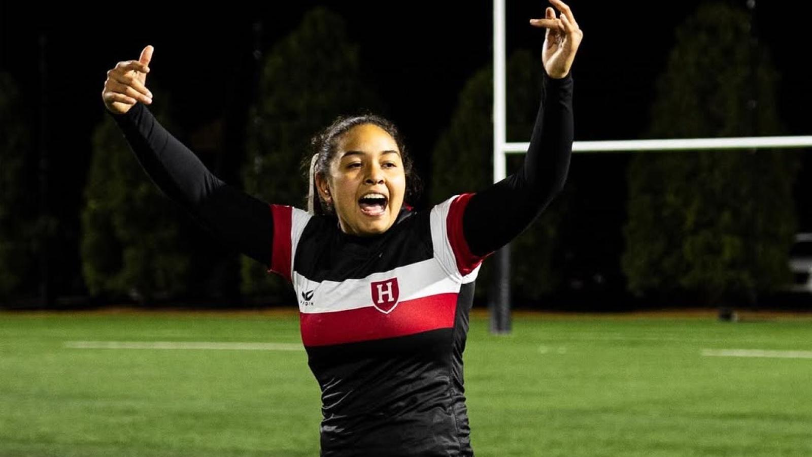 Tiahna Padilla for Harvard. Photo Harvard Athletics.