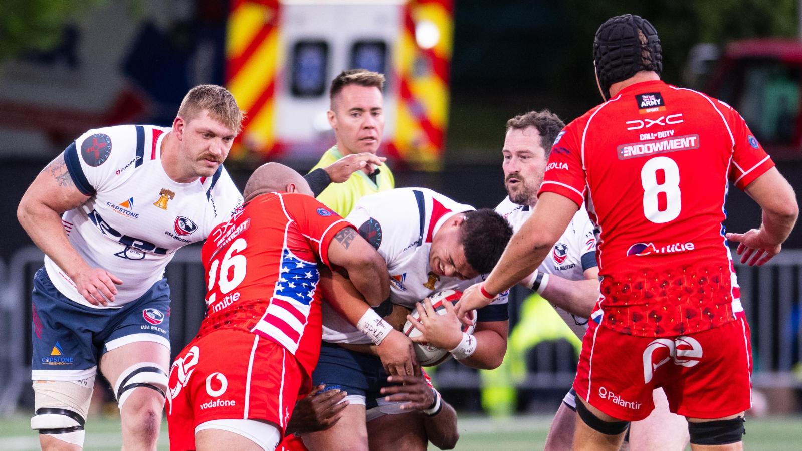 USA Military vs British Army, Seattle 2026. Photo by Punkus.