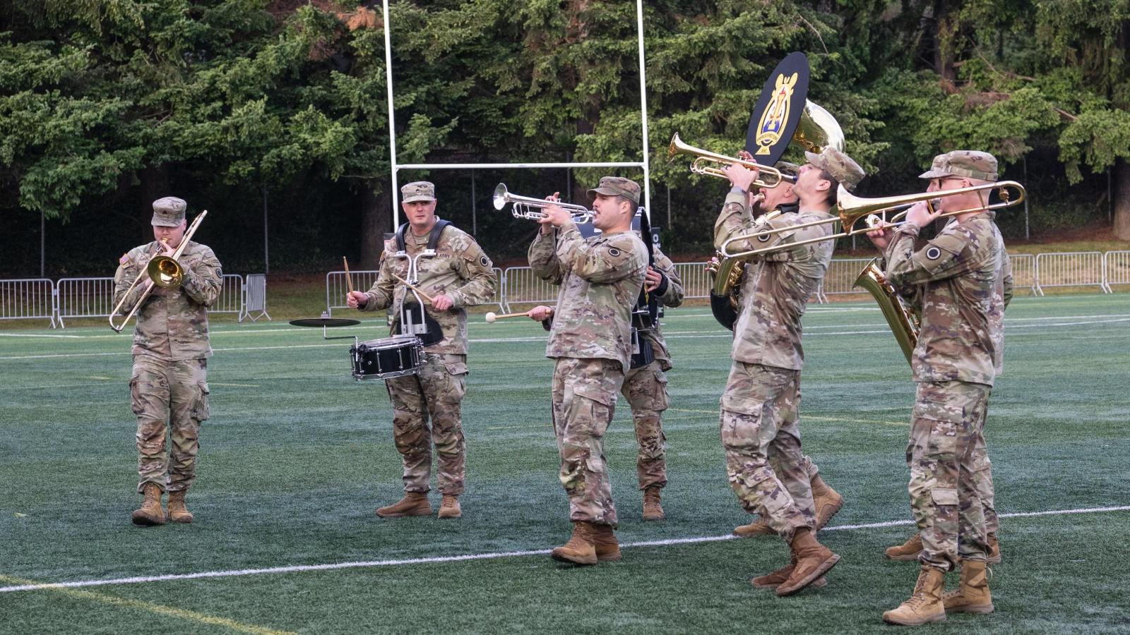 USA Military vs British Army, Seattle 2026. Photo by Punkus.