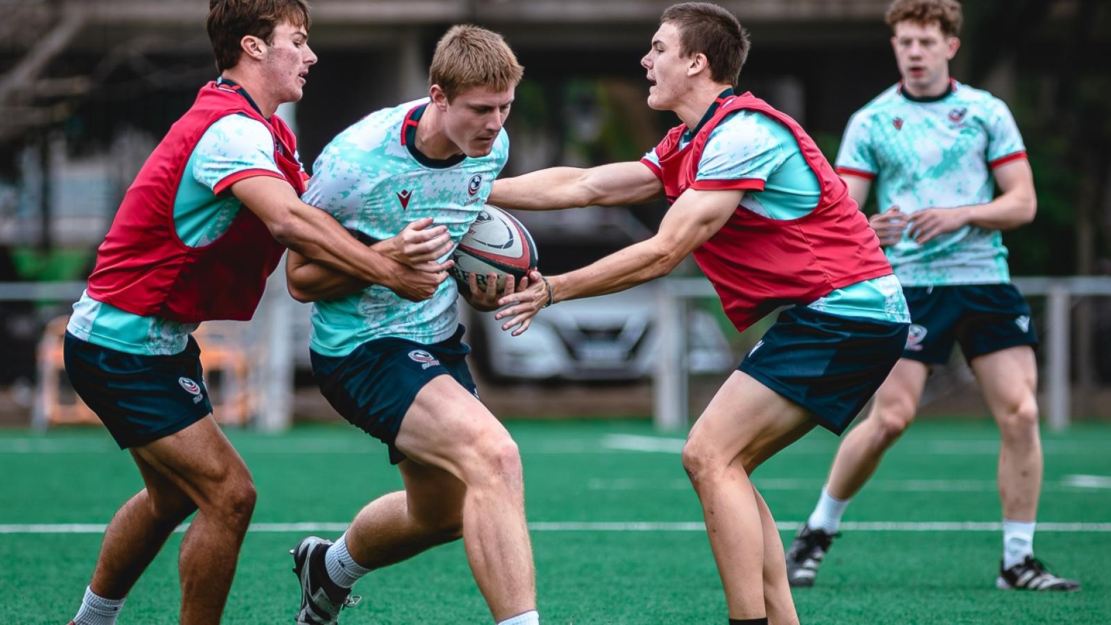 USA U18s training during their 2026 tour of South America. Photo Gonzalo Muinelo. @GonMuinelo.