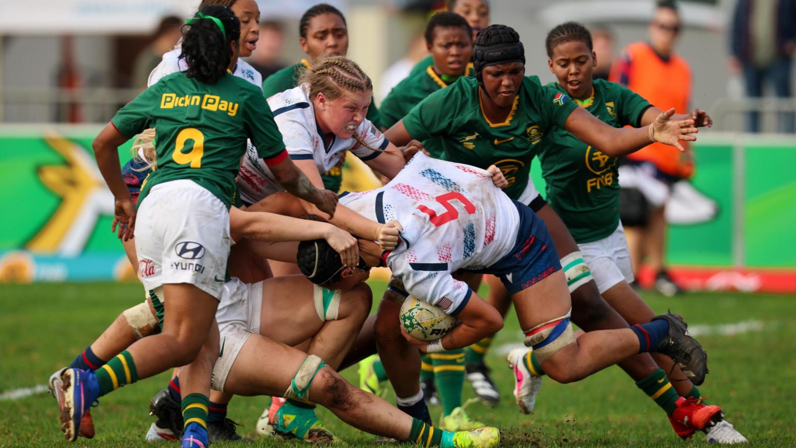 USA U20s vs South Africa U20s. Photo Charmaine Sander for Stellenbosch/Rugby South Africa.