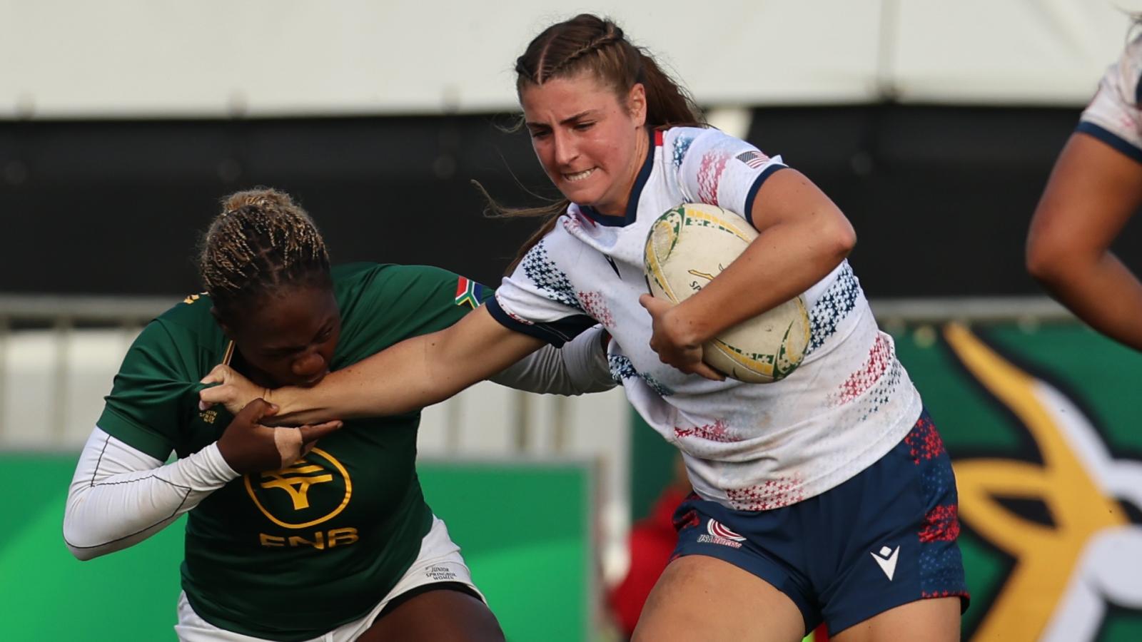 USA U20s vs South Africa U20s. Photo Charmaine Sander for Stellenbosch/Rugby South Africa.