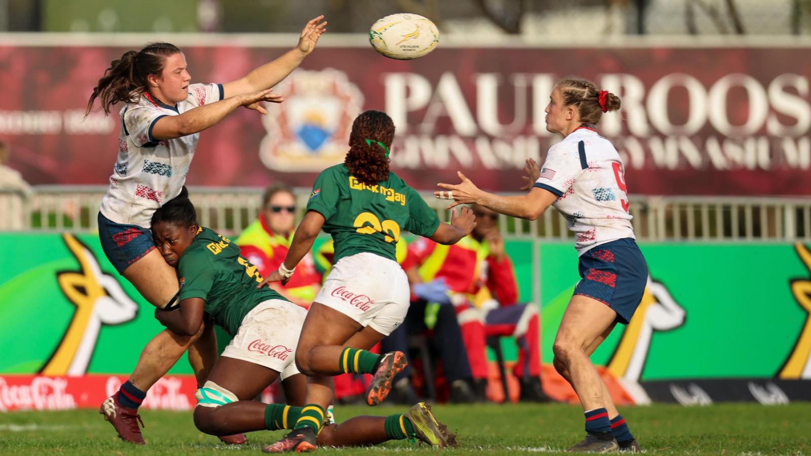 USA U20s vs South Africa U20s. Photo Charmaine Sander for Stellenbosch/Rugby South Africa.