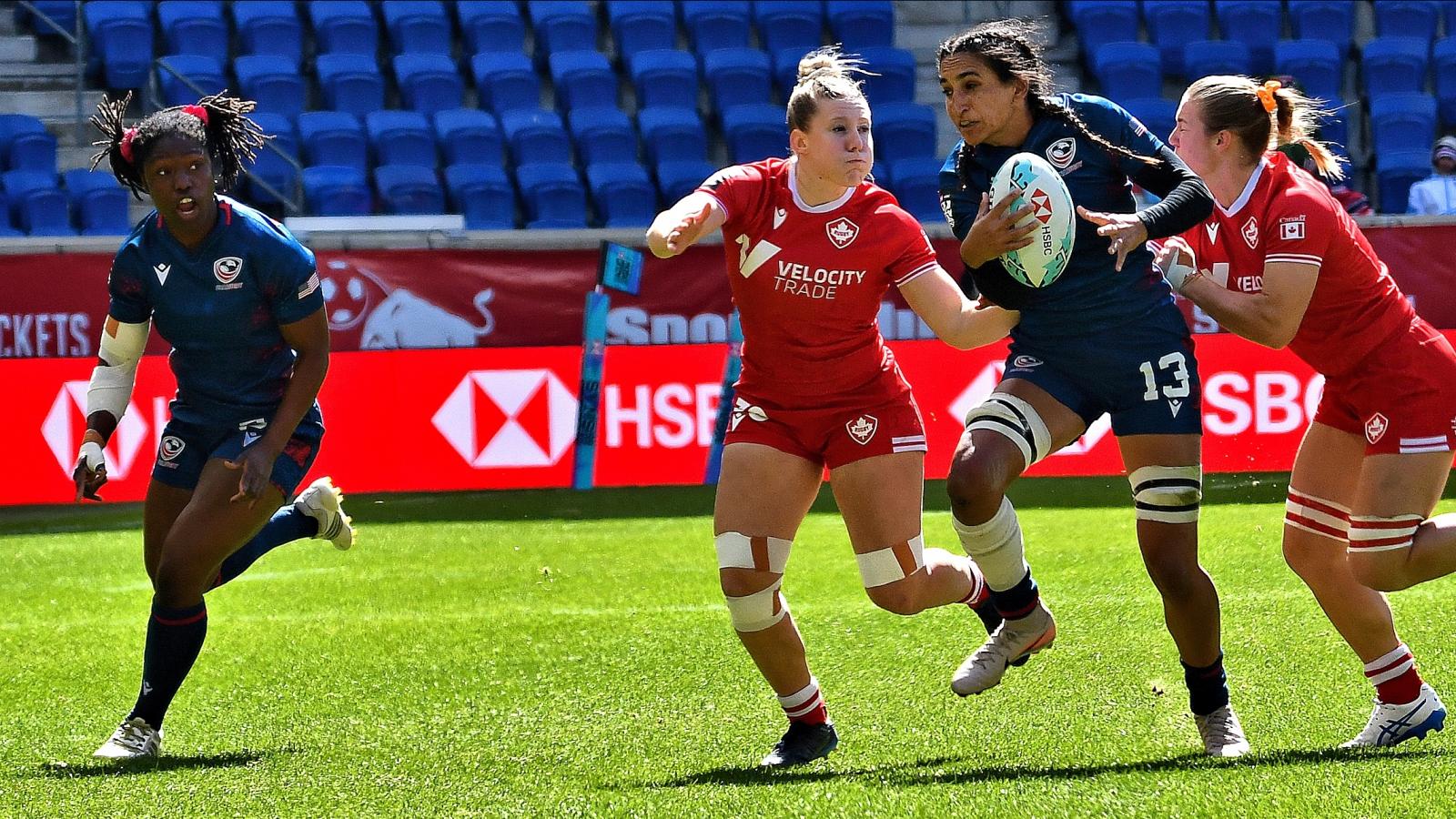 USA in the 2026 USA 7s in New York. Photo David Hughes.
