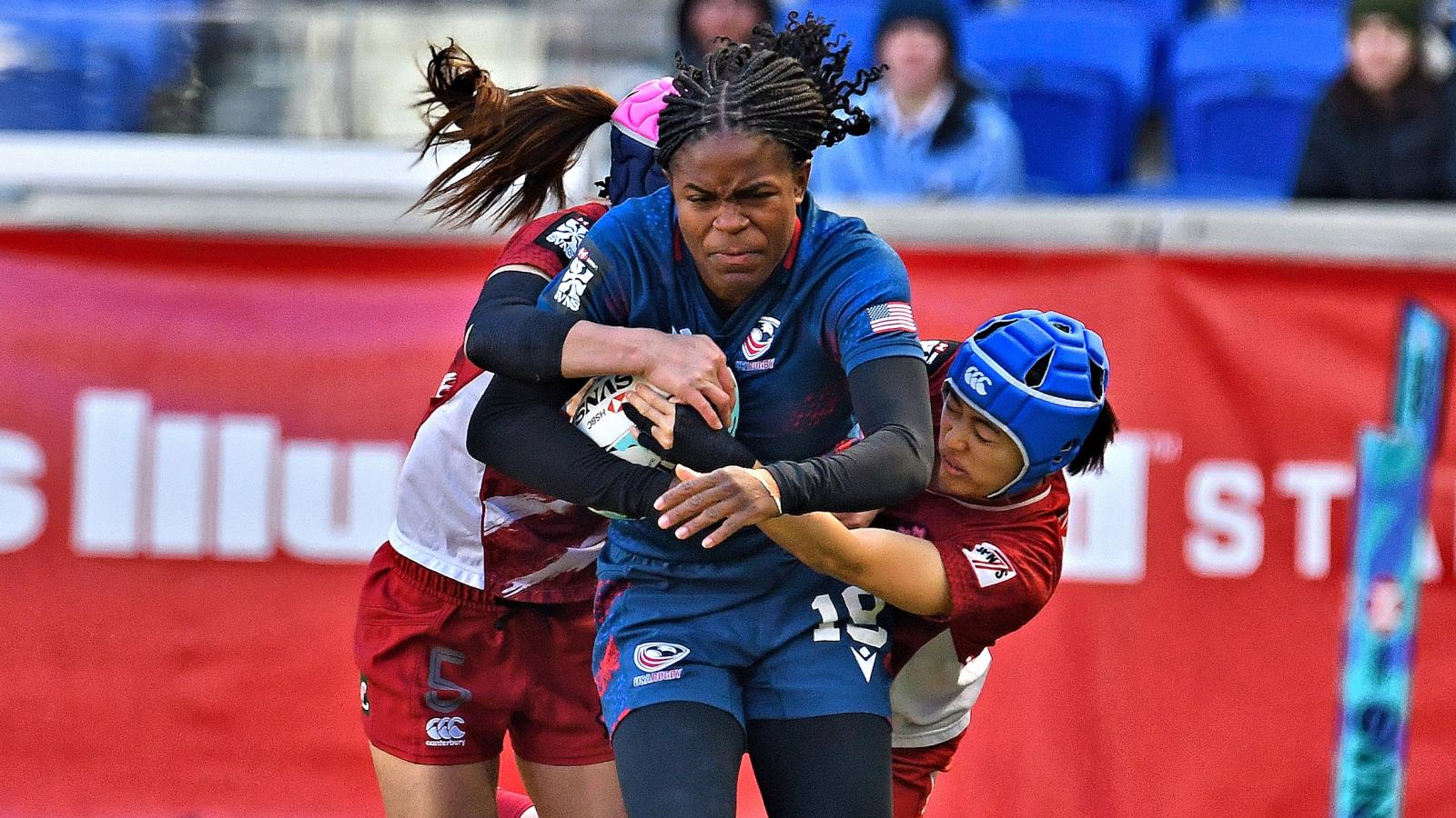 USA in the 2026 USA 7s in New York. Photo David Hughes.