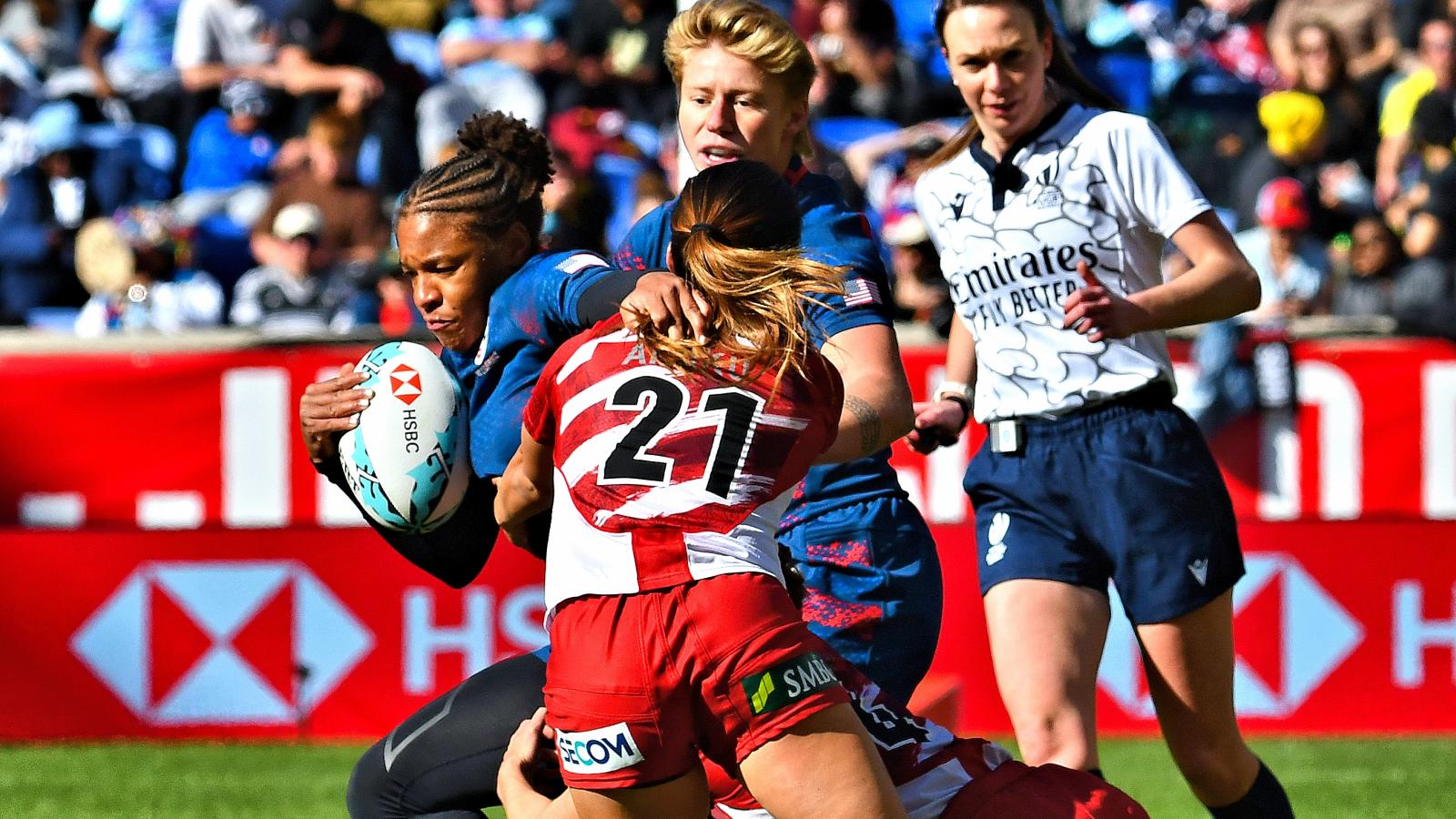 USA in the 2026 USA 7s in New York. Photo David Hughes.