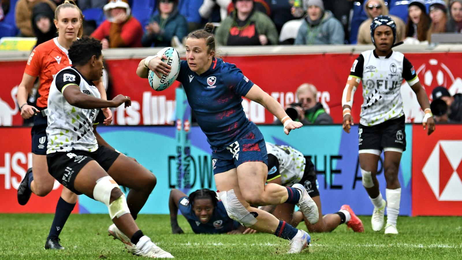 USA in the 2026 USA 7s in New York. Photo David Hughes.
