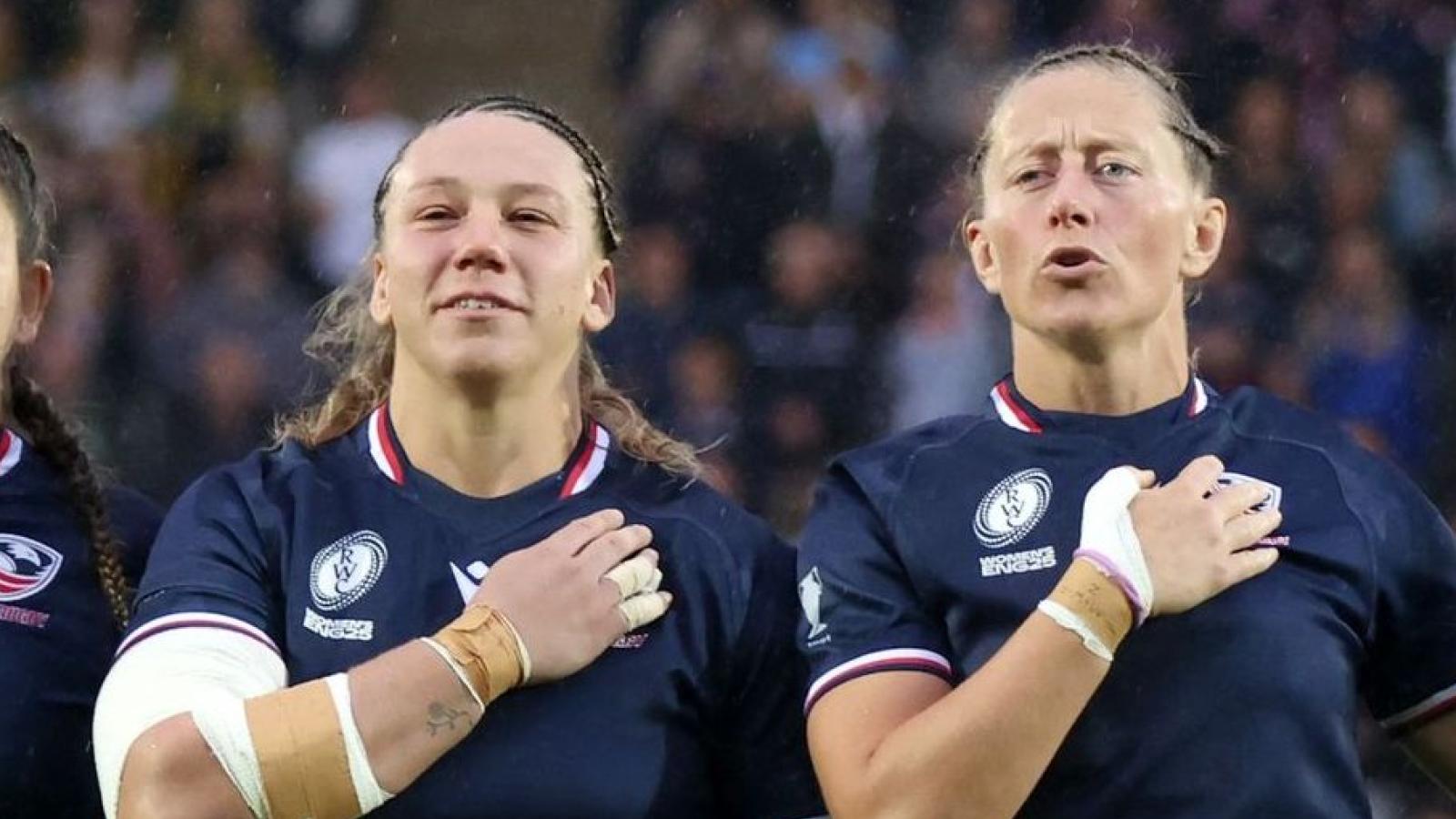 2025 Rugby World Cup Anthem Time. Photo George Wood World Rugby via Getty Images.